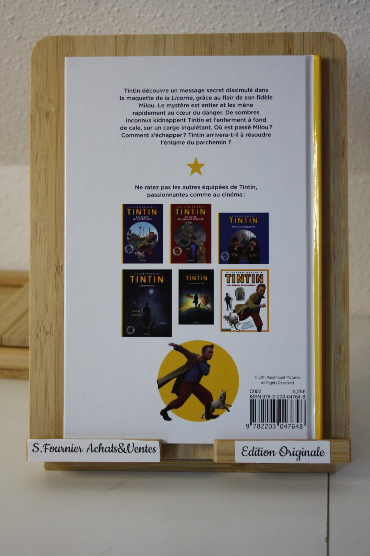 Les évadés du Karaboudjan – Tintin – Kirsten Mayer – Casterman – EO – 2011 – Récit du film