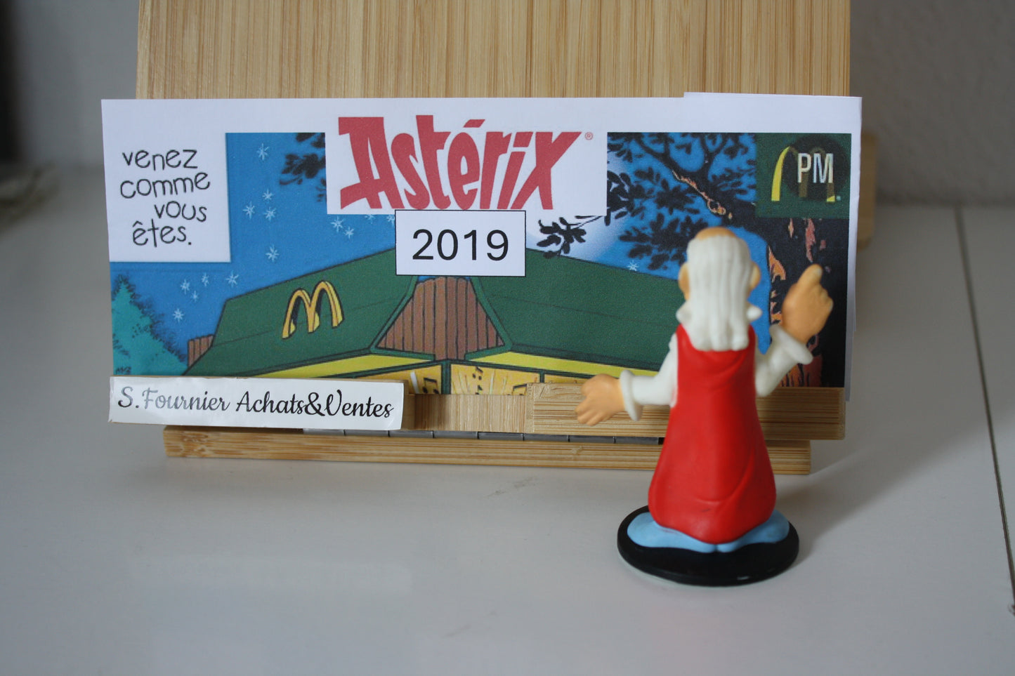 Figurine Panoramix – Astérix - Mac Donald – 60 ans – Objet dérivé – 2019