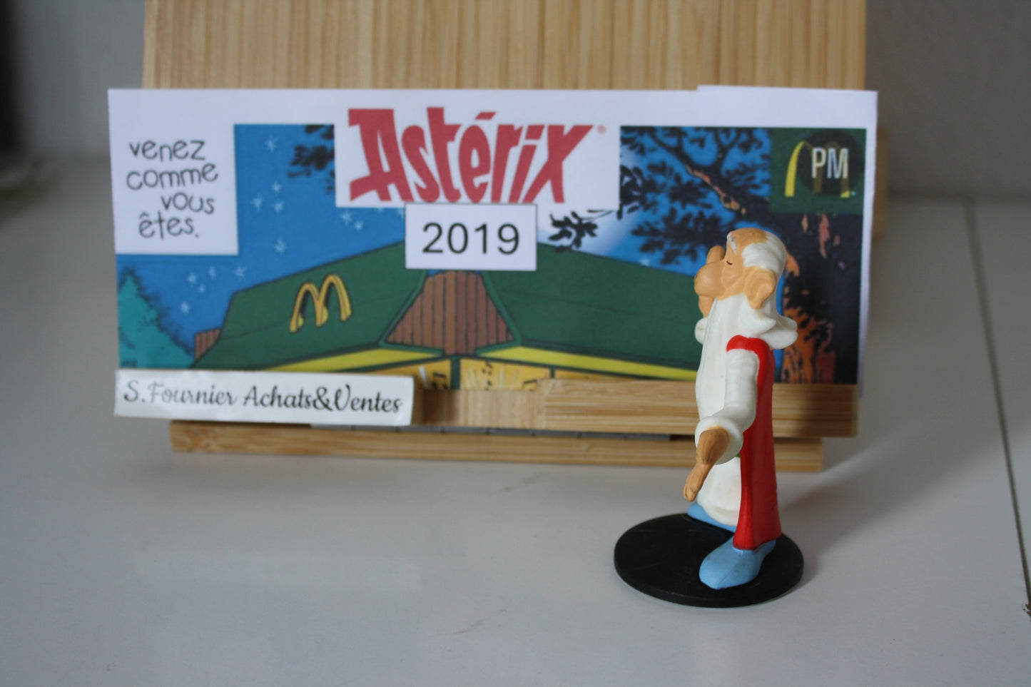 Figurine Panoramix – Astérix - Mac Donald – 60 ans – Objet dérivé – 2019