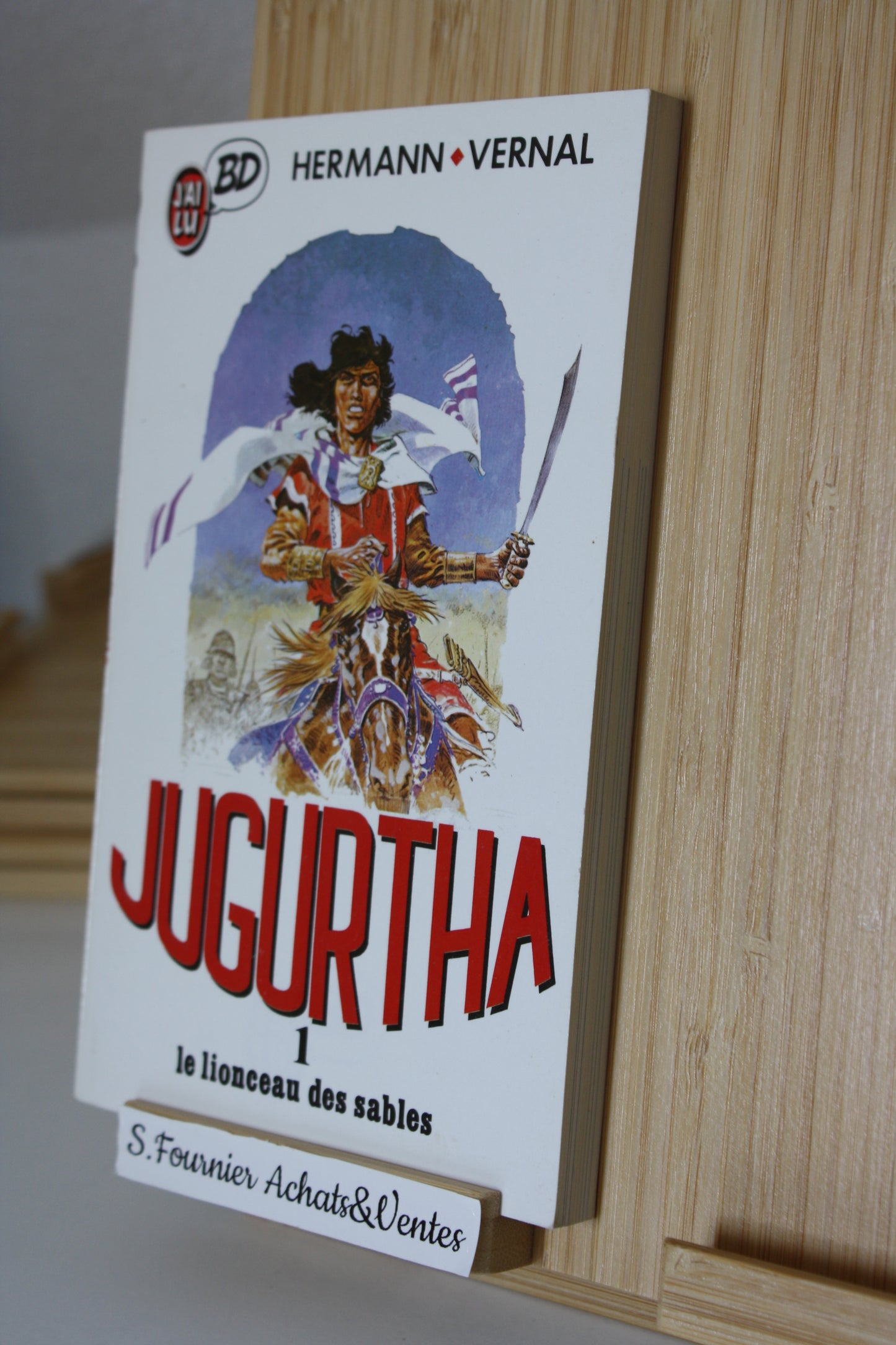 Le lionceau des sables – Jugurtha - Hermann Vernal – J’ai lu BD - Réédition – 1988 – Format poche