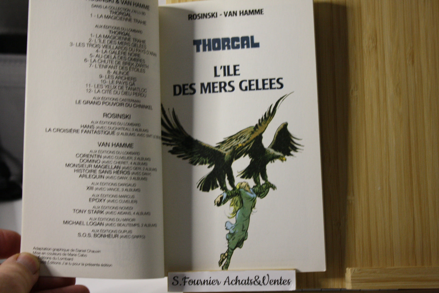 L’île des mers gelées – Thorgal – Rosinski Van Hamme – J’ai lu BD - Réédition – 1988 – Format poche