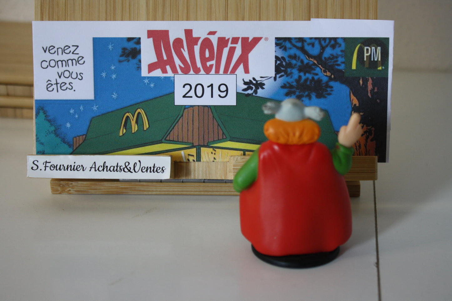 Figurine Abraracourcix – Astérix - Mac Donald – 60 ans – Objet dérivé – 2019