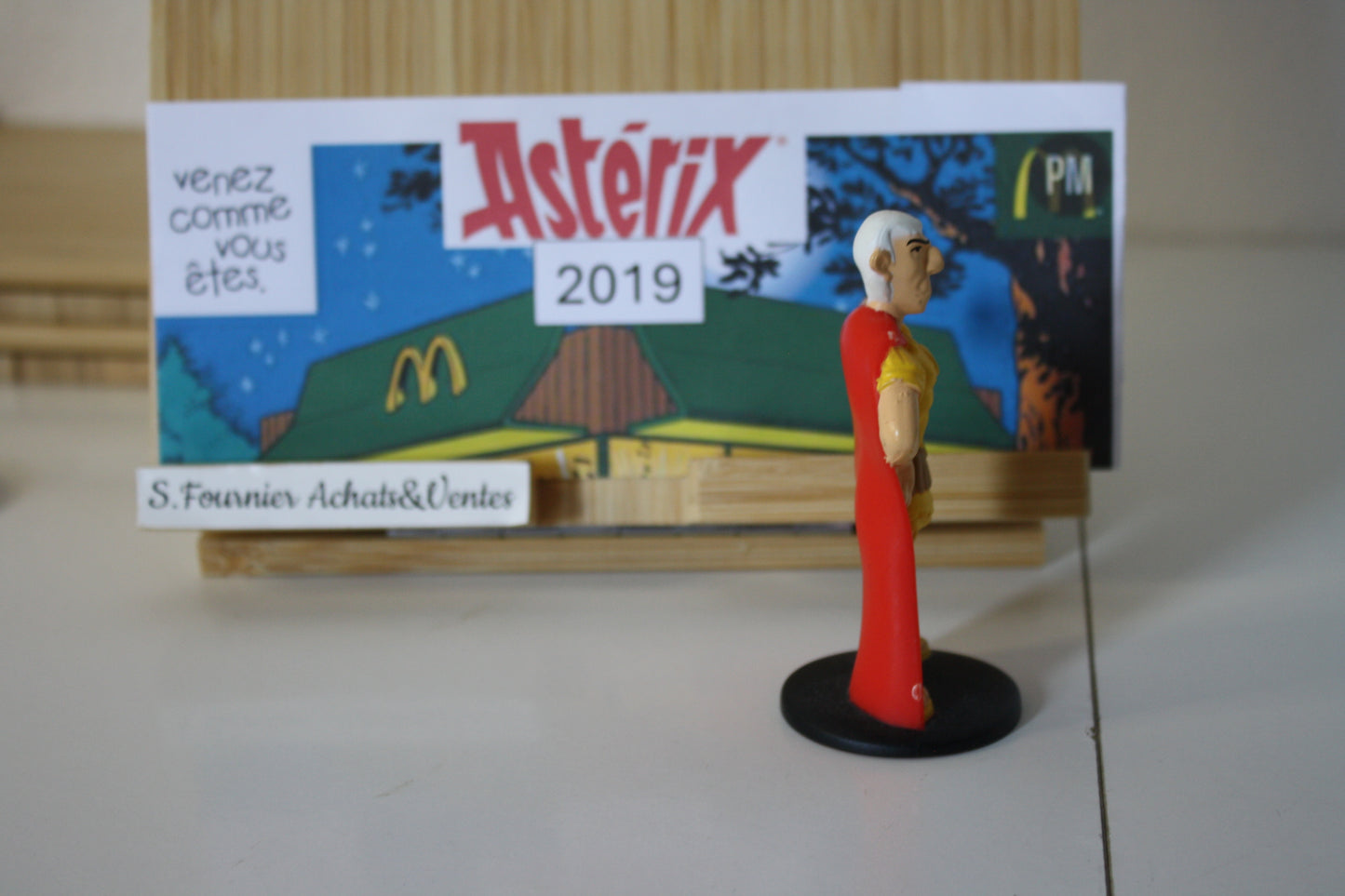 Figurine César – Astérix - Mac Donald – 60 ans – Objet dérivé – 2019