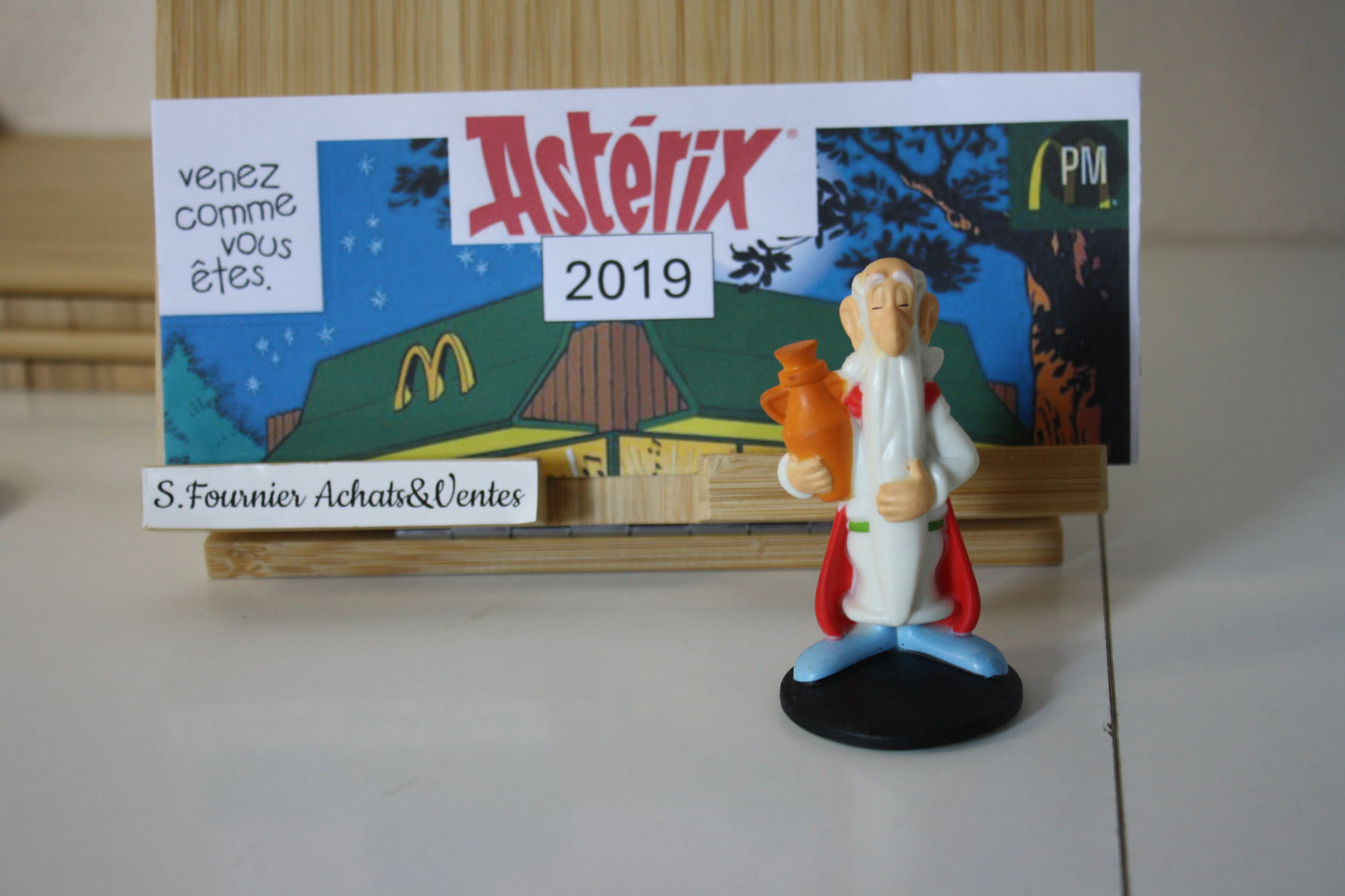 Figurine Panoramix Amphore – Astérix - Mac Donald – 60 ans – Objet dérivé – 2019