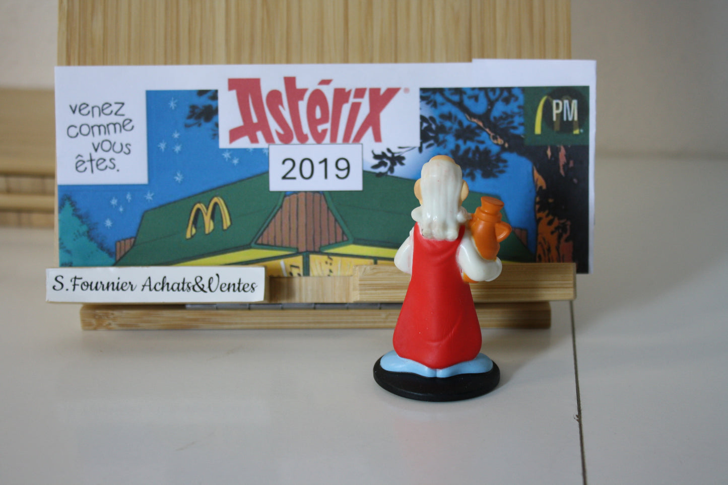 Figurine Panoramix Amphore – Astérix - Mac Donald – 60 ans – Objet dérivé – 2019