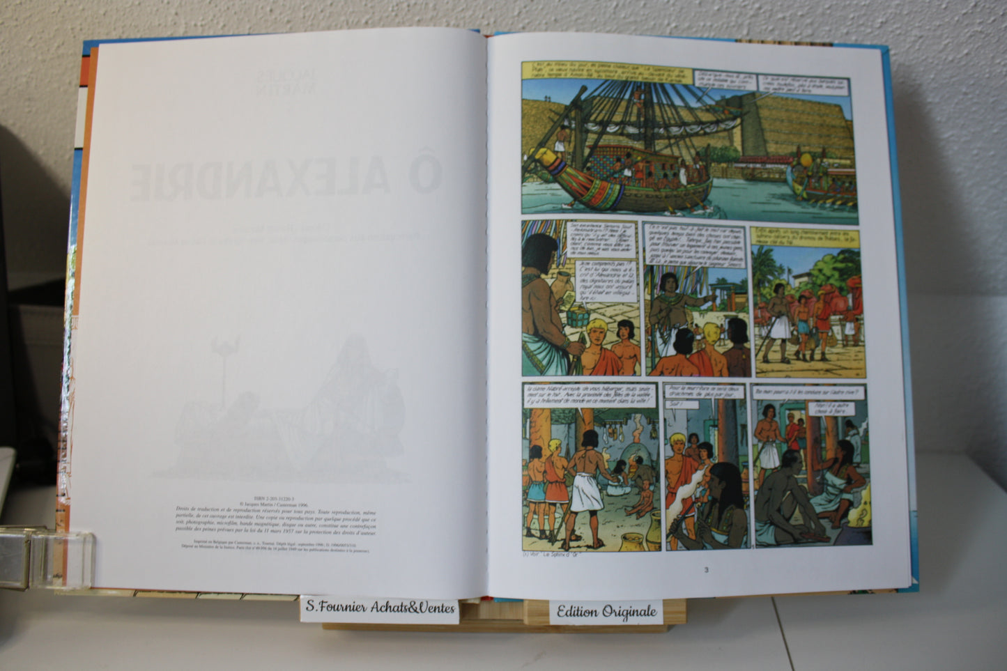 O Alexandrie – Alix – Jacques Martin – Casterman - EO – 1996