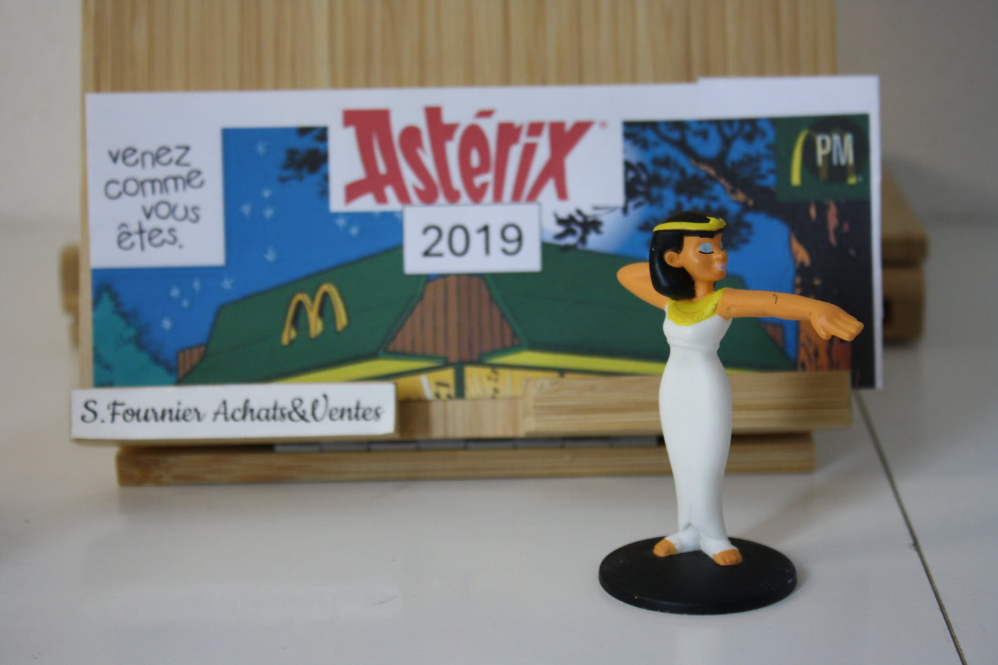 Figurine Cléopatre – Astérix - Mac Donald – 60 ans – Objet dérivé – 2019