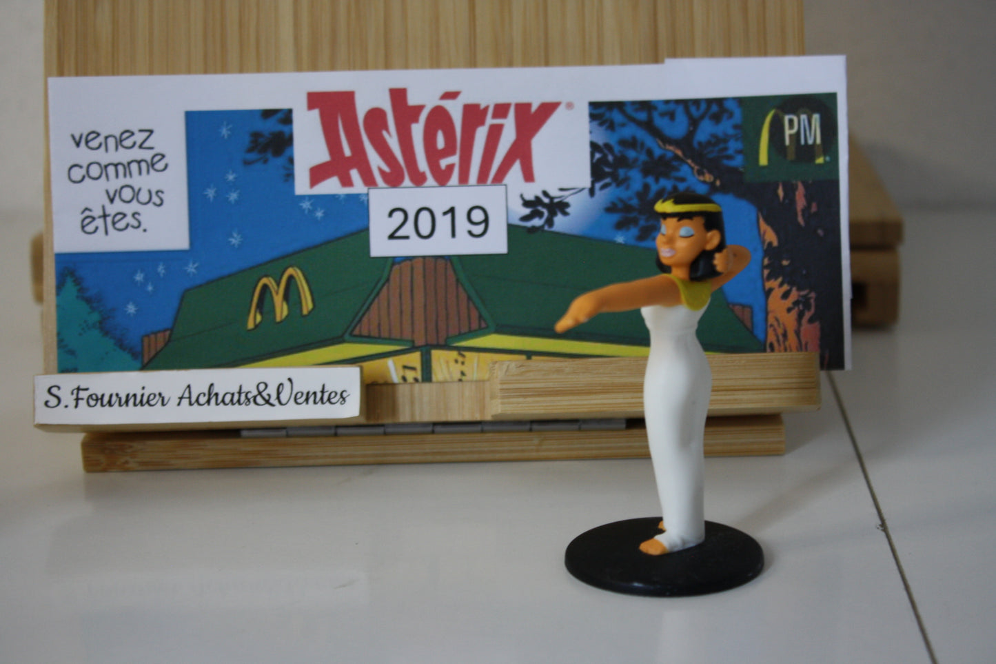 Figurine Cléopatre – Astérix - Mac Donald – 60 ans – Objet dérivé – 2019