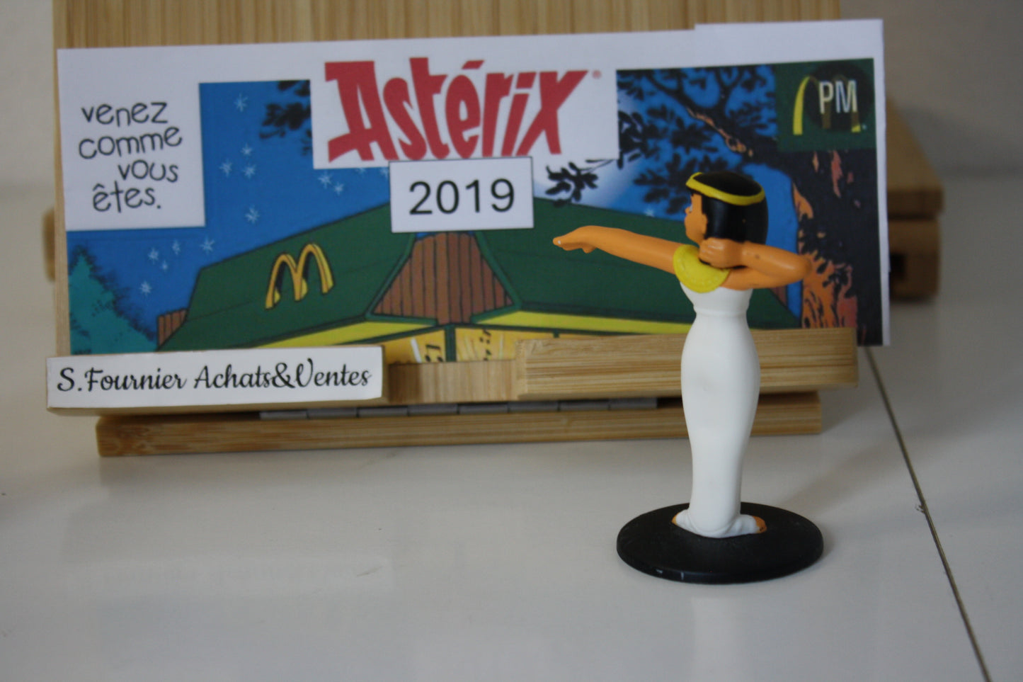Figurine Cléopatre – Astérix - Mac Donald – 60 ans – Objet dérivé – 2019