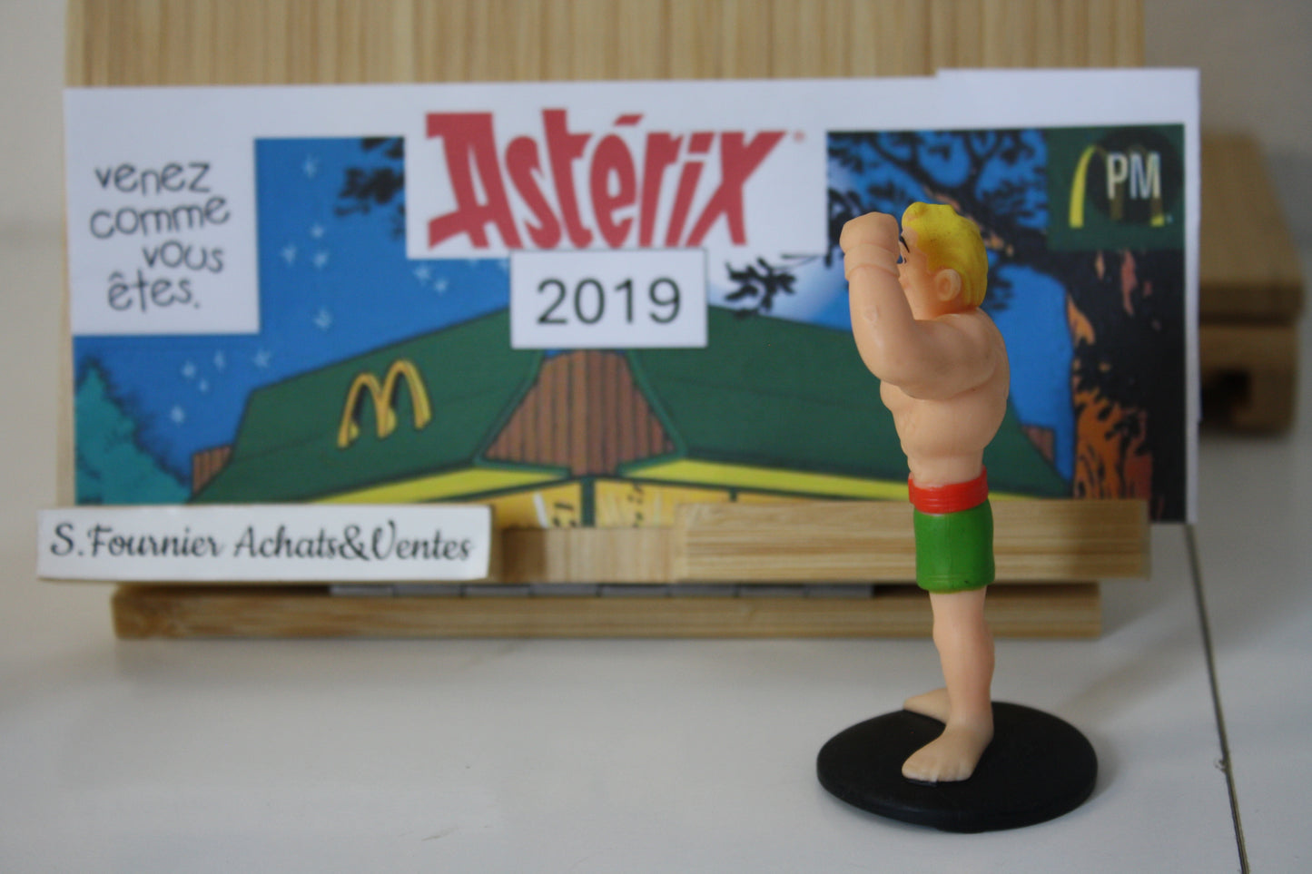 Figurine Claudius Cornedurus – Astérix - Mac Donald – 60 ans – Objet dérivé – 2019