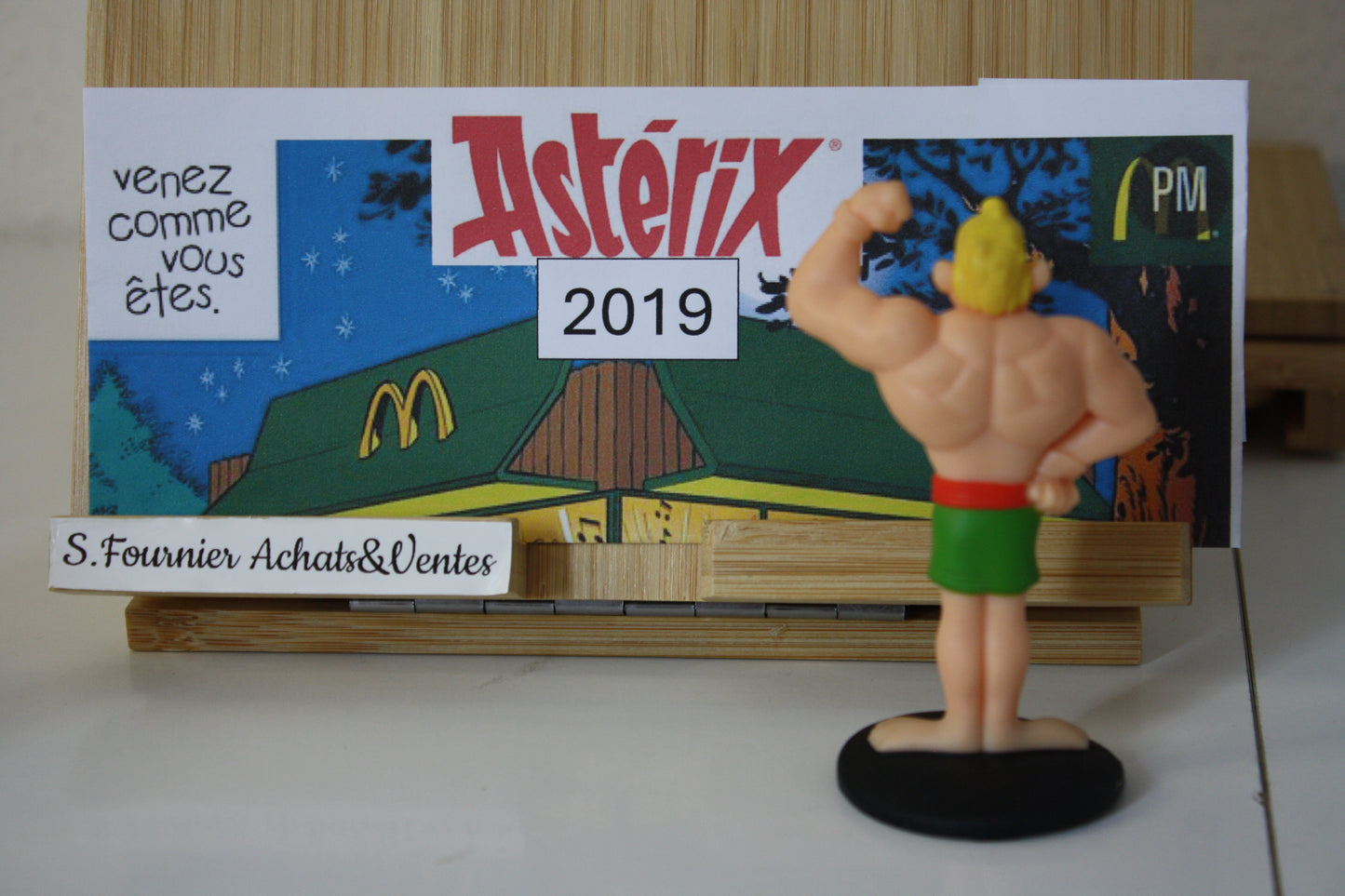 Figurine Claudius Cornedurus – Astérix - Mac Donald – 60 ans – Objet dérivé – 2019