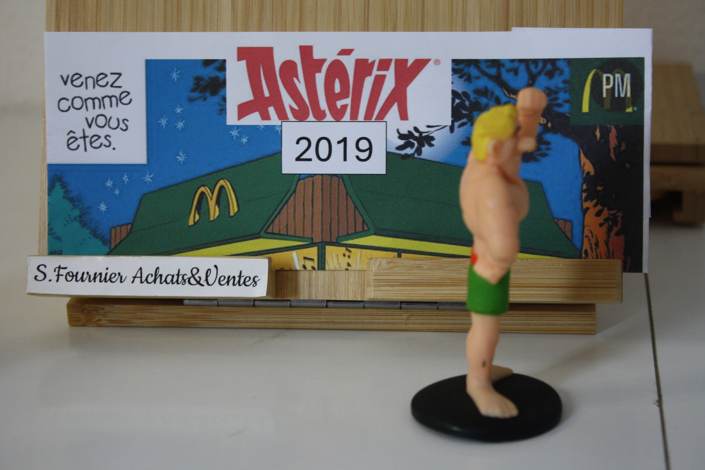 Figurine Claudius Cornedurus – Astérix - Mac Donald – 60 ans – Objet dérivé – 2019
