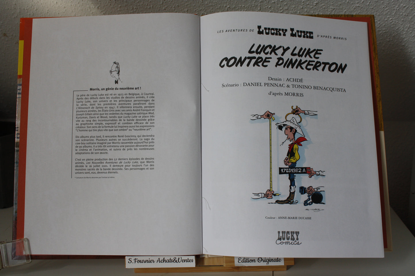 Lucky Luke contre Pinkerton – Lucky Luke – Achdé Pennac Benacquista – Lucky Comics - EO – 2010