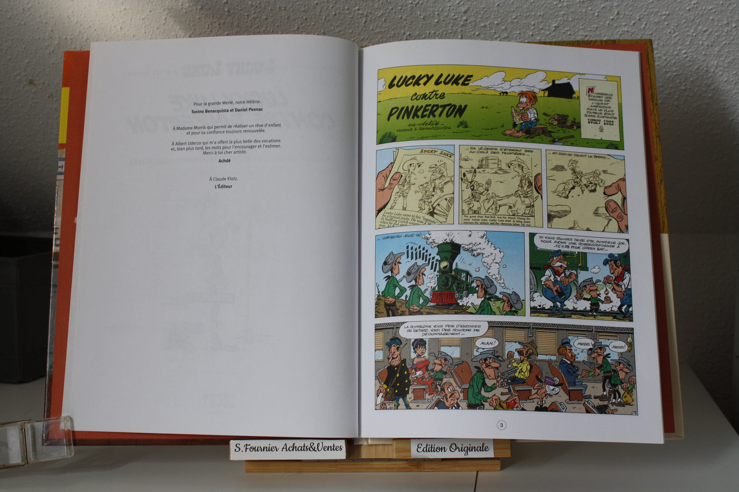 Lucky Luke contre Pinkerton – Lucky Luke – Achdé Pennac Benacquista – Lucky Comics - EO – 2010