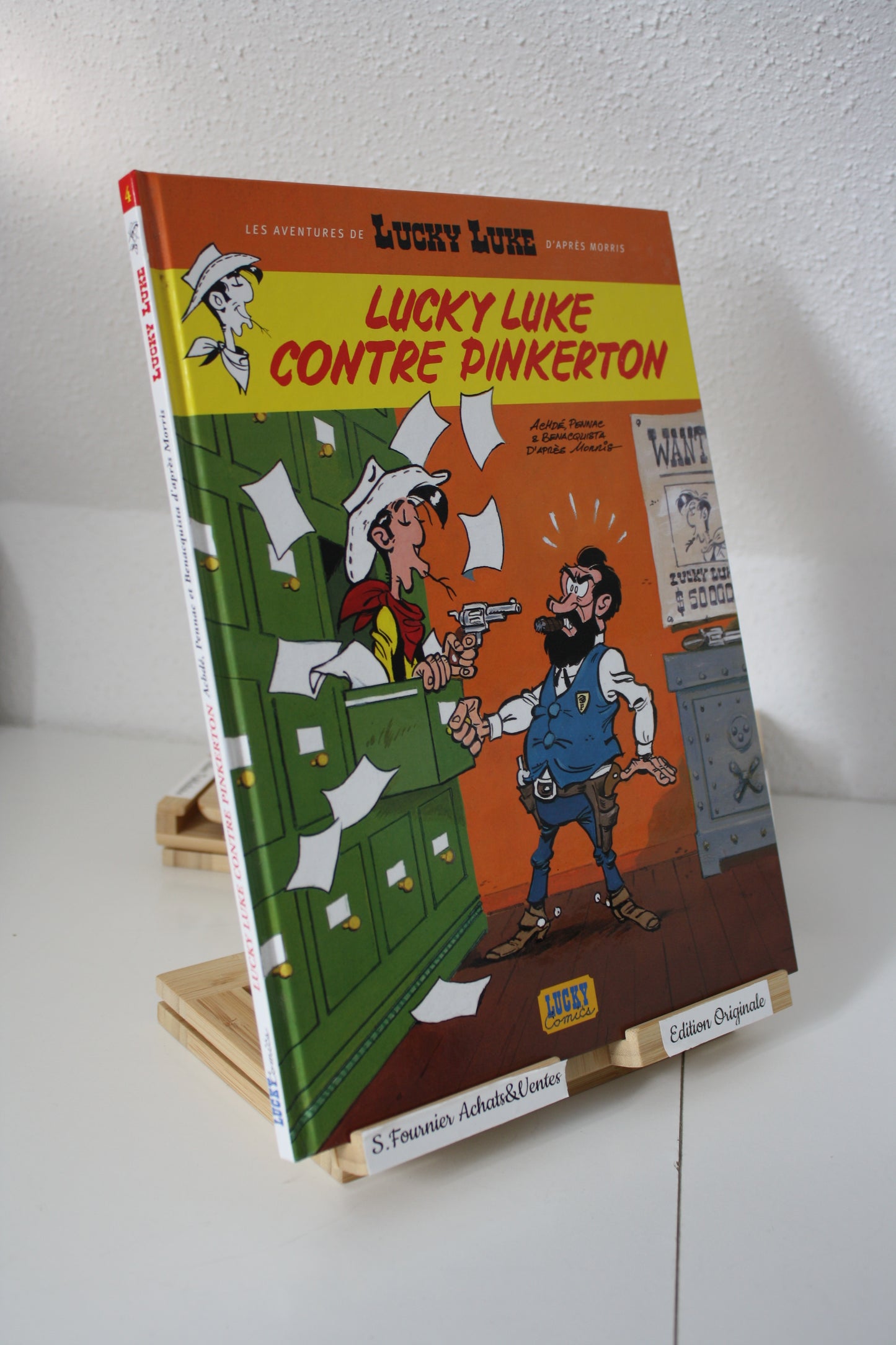 Lucky Luke contre Pinkerton – Lucky Luke – Achdé Pennac Benacquista – Lucky Comics - EO – 2010