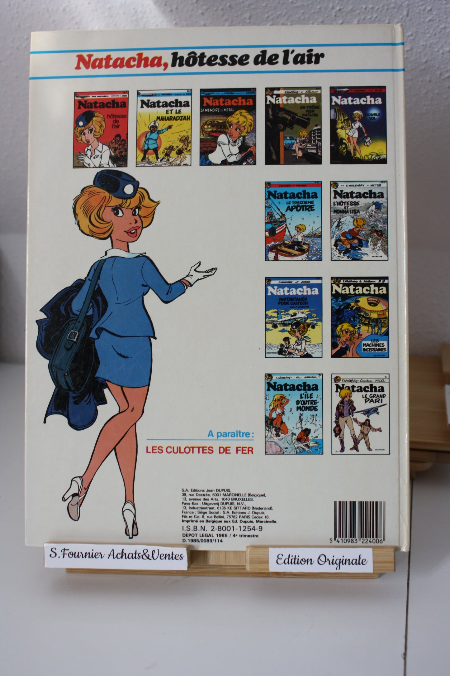 Le grand pari – Natacha – Walthéry Laudec Mittéï – Dupuis - EO – 1985