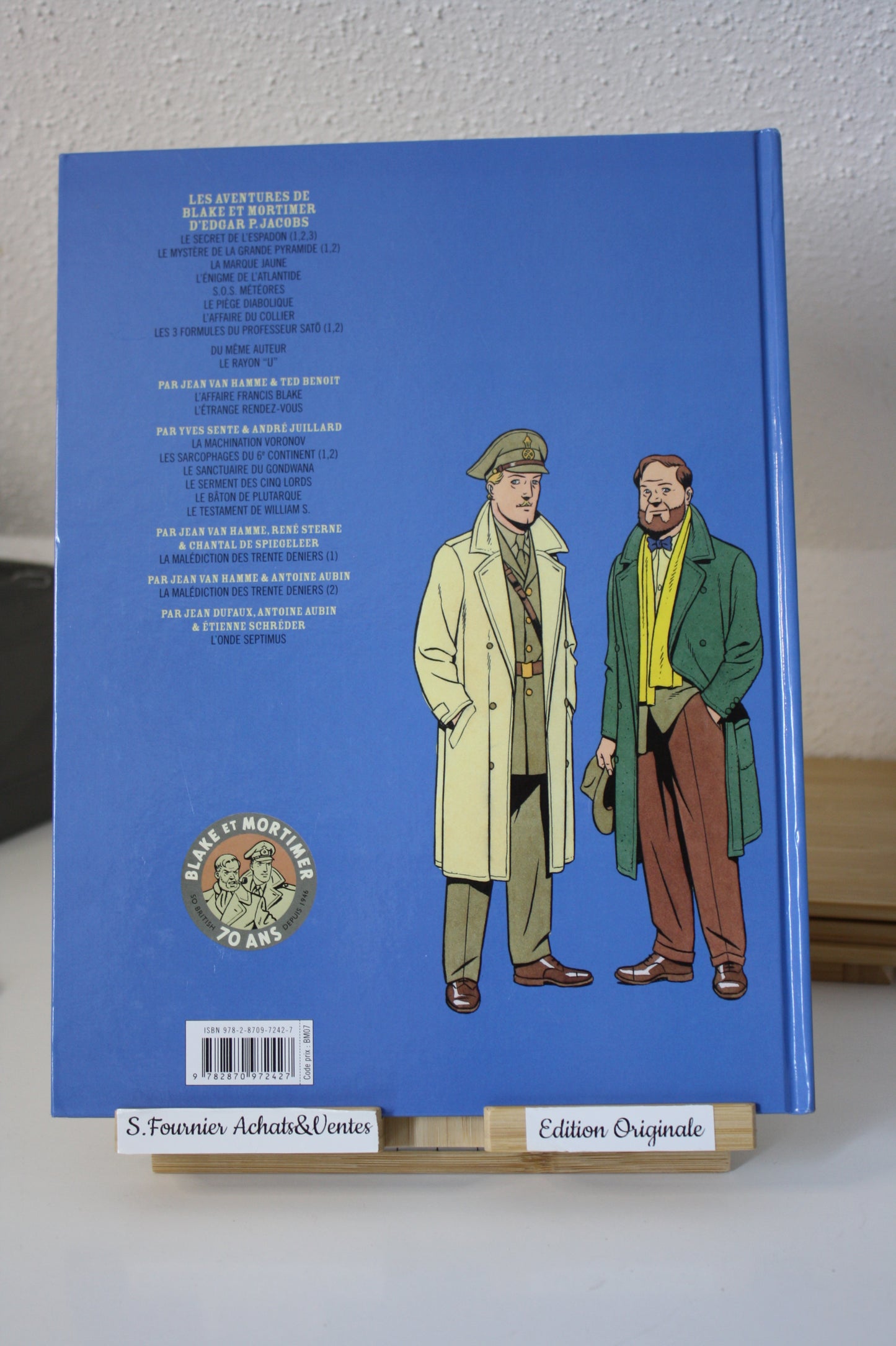 Le testament de Williams S. – Blake et Mortimer – Sente Juillard – Blake et Mortimer – EO – 2016