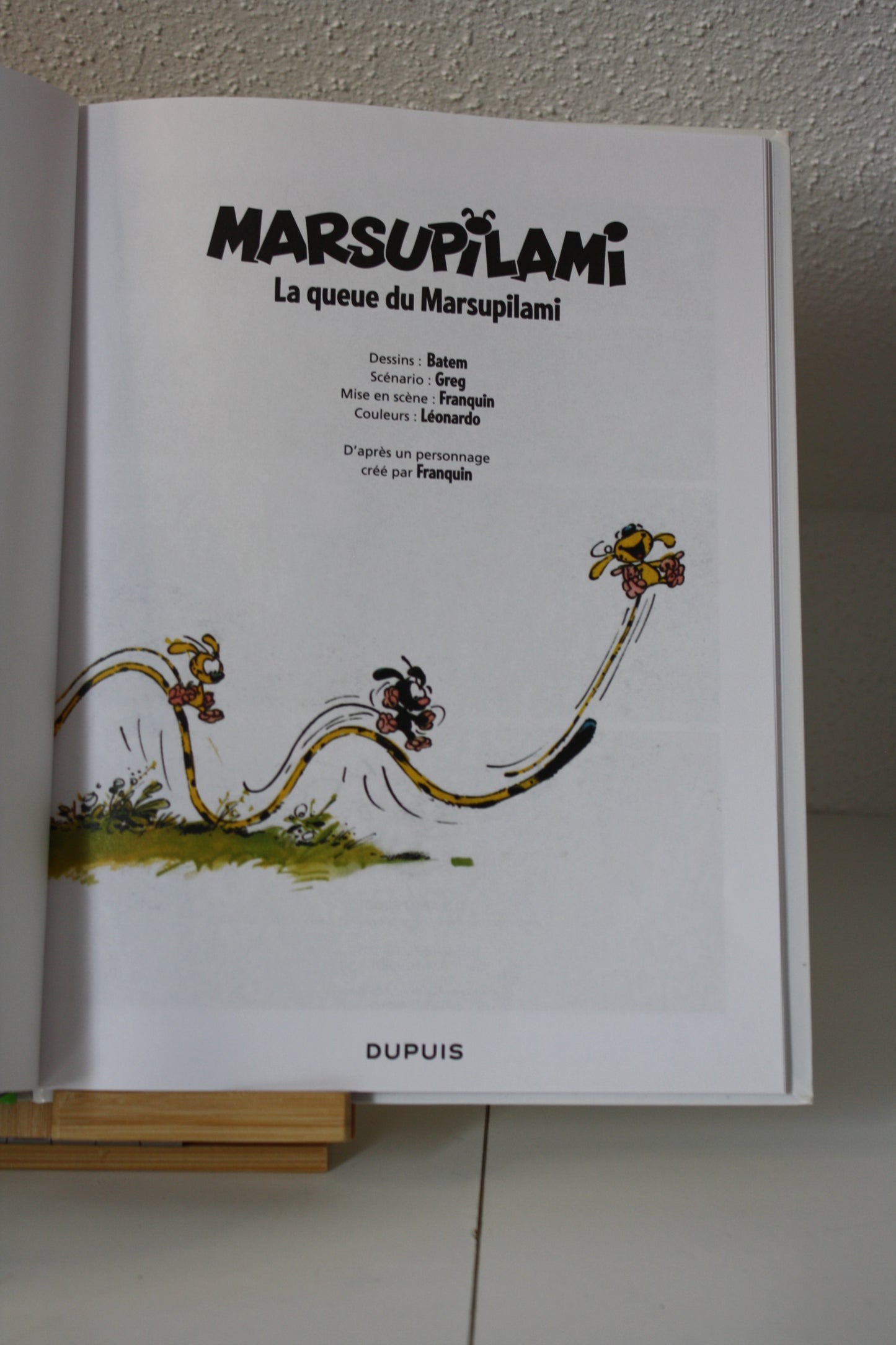 La queue du Marsupilami – Marsupilami – Franquin Batem Greg – Dupuis – Réédition – 1993