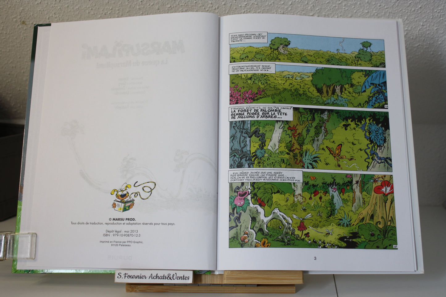 La queue du Marsupilami – Marsupilami – Franquin Batem Greg – Dupuis – Réédition – 1993