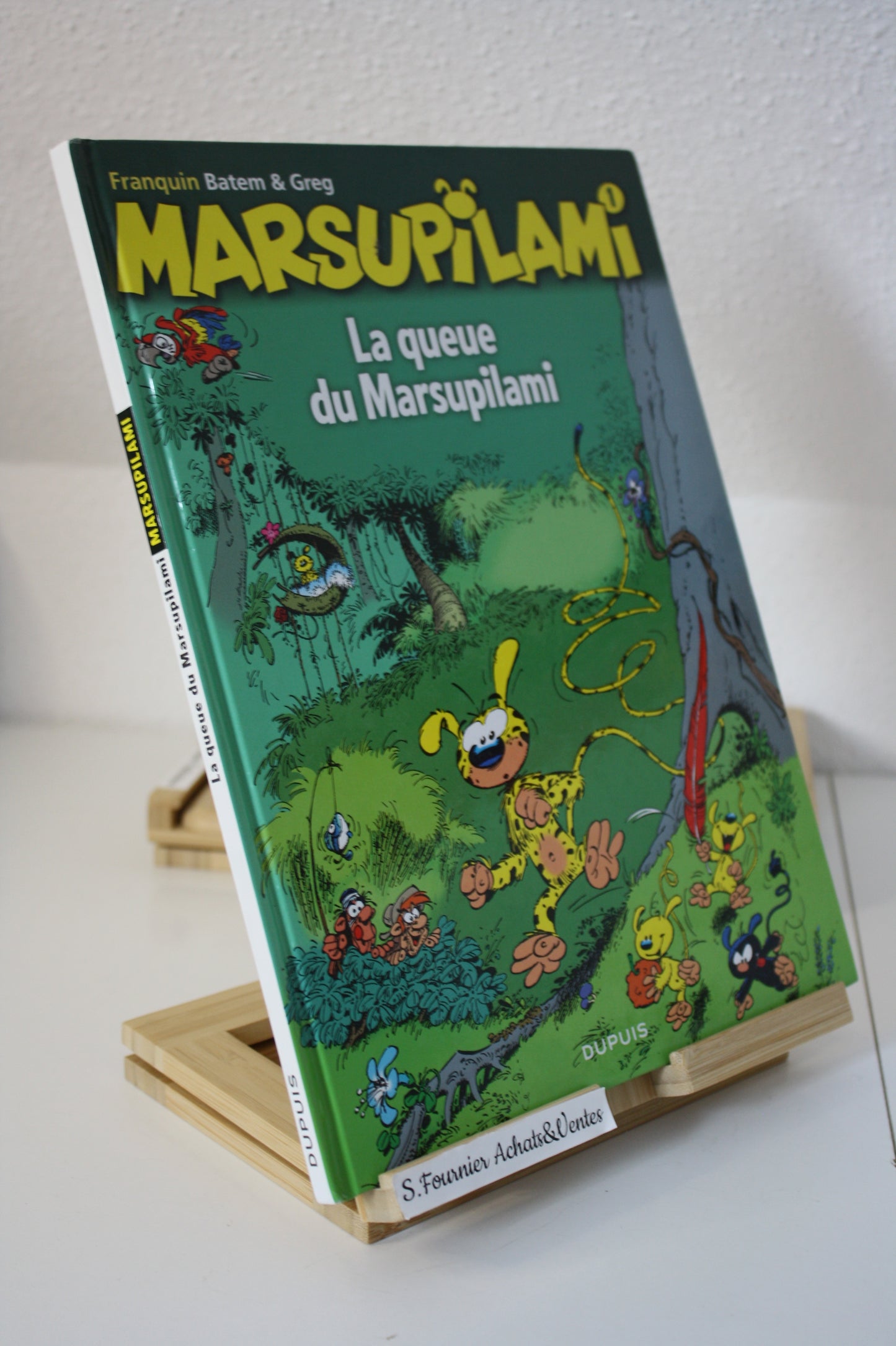 La queue du Marsupilami – Marsupilami – Franquin Batem Greg – Dupuis – Réédition – 1993