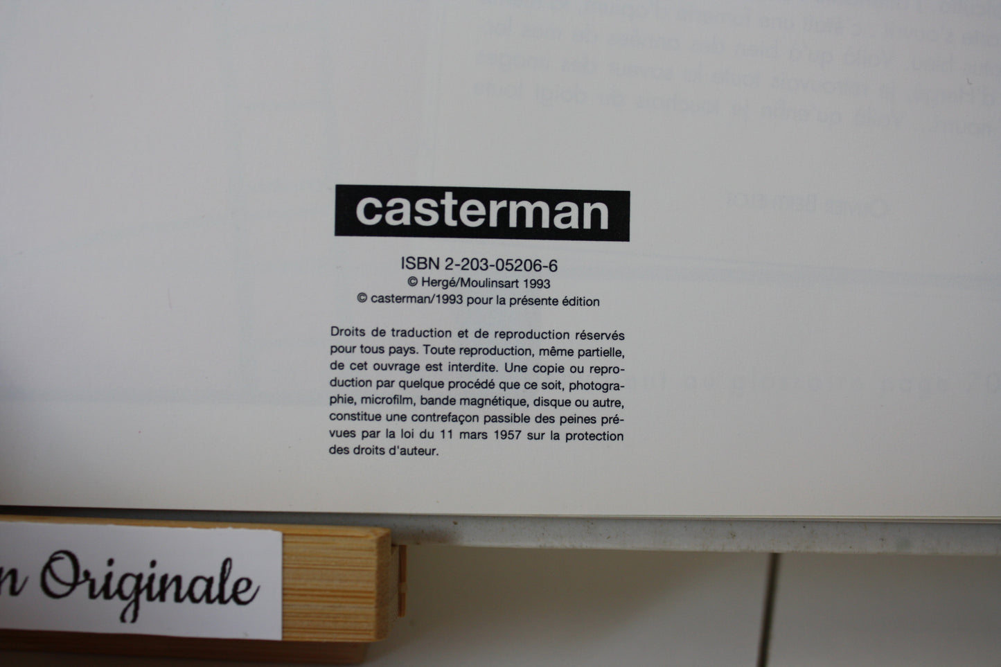 Le Tibet – Les carnets de Tintin – De Bruycker Noblet – Casterman – EO – 1993