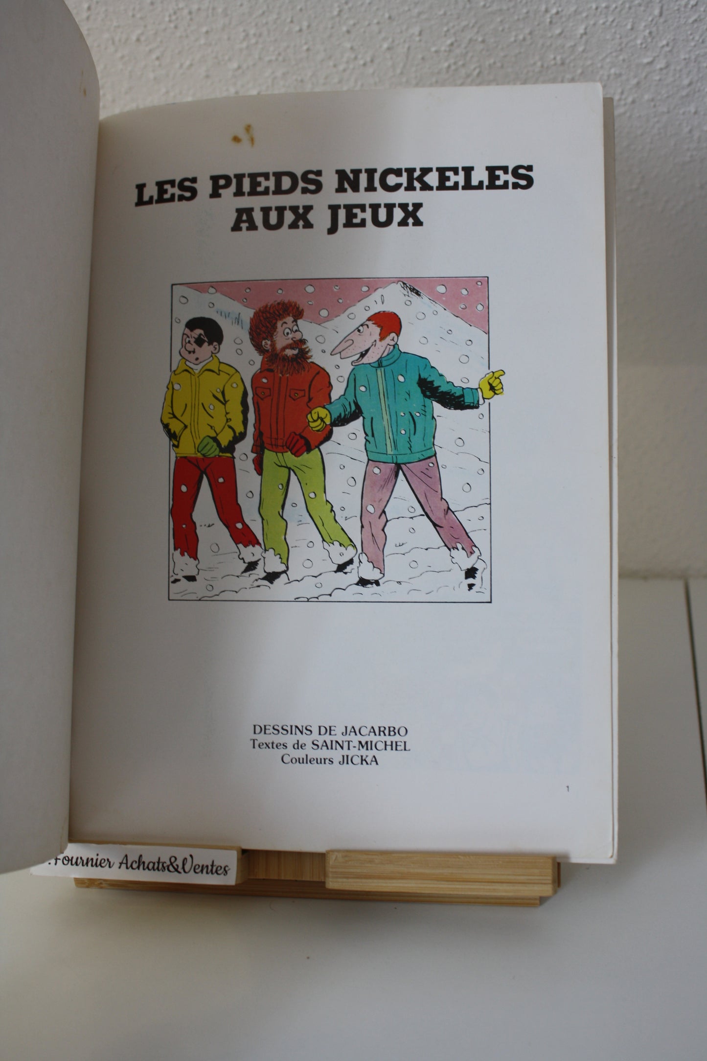 Les pieds Nickelés aux jeux – Les pieds Nickelés – Jacarbo – Société Parisienne d’édition – EO – 1983