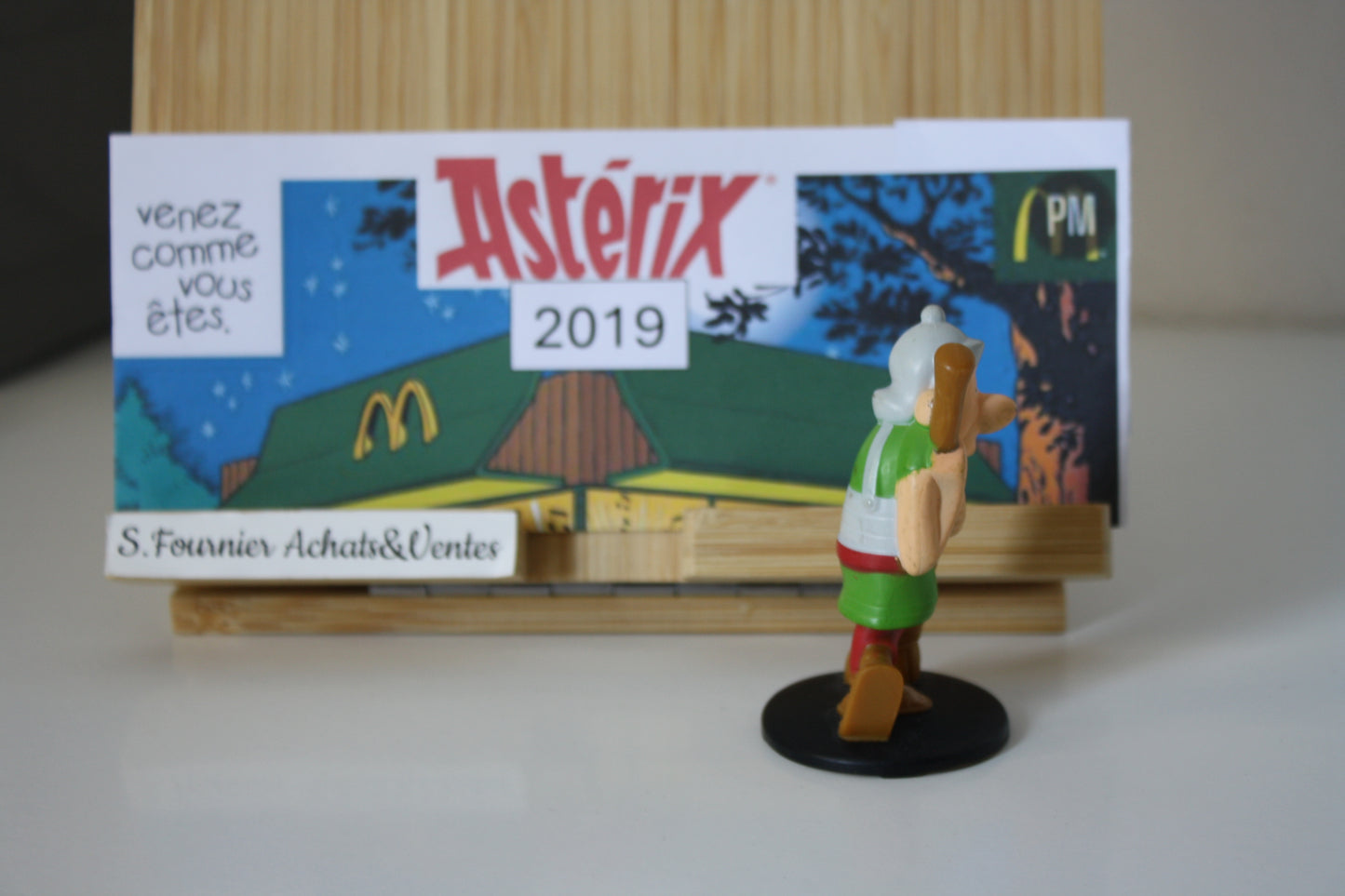 Figurine Caius Joligibus – Astérix - Mac Donald – 60 ans – Objet dérivé – 2019