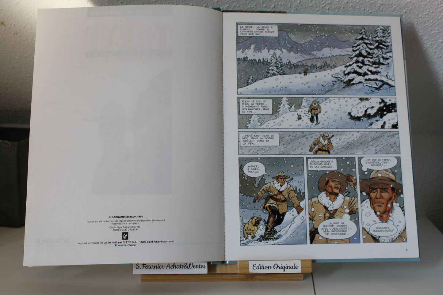 L’homme Mort – Trent – Léo Rodolphe - Dargaud – EO – 1991