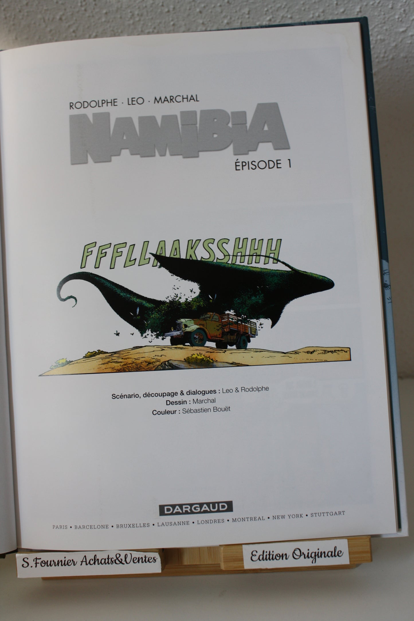 Namibia Episode 1 – Kenya – Léo Rodolphe Marchal – Dargaud – EO – 2010