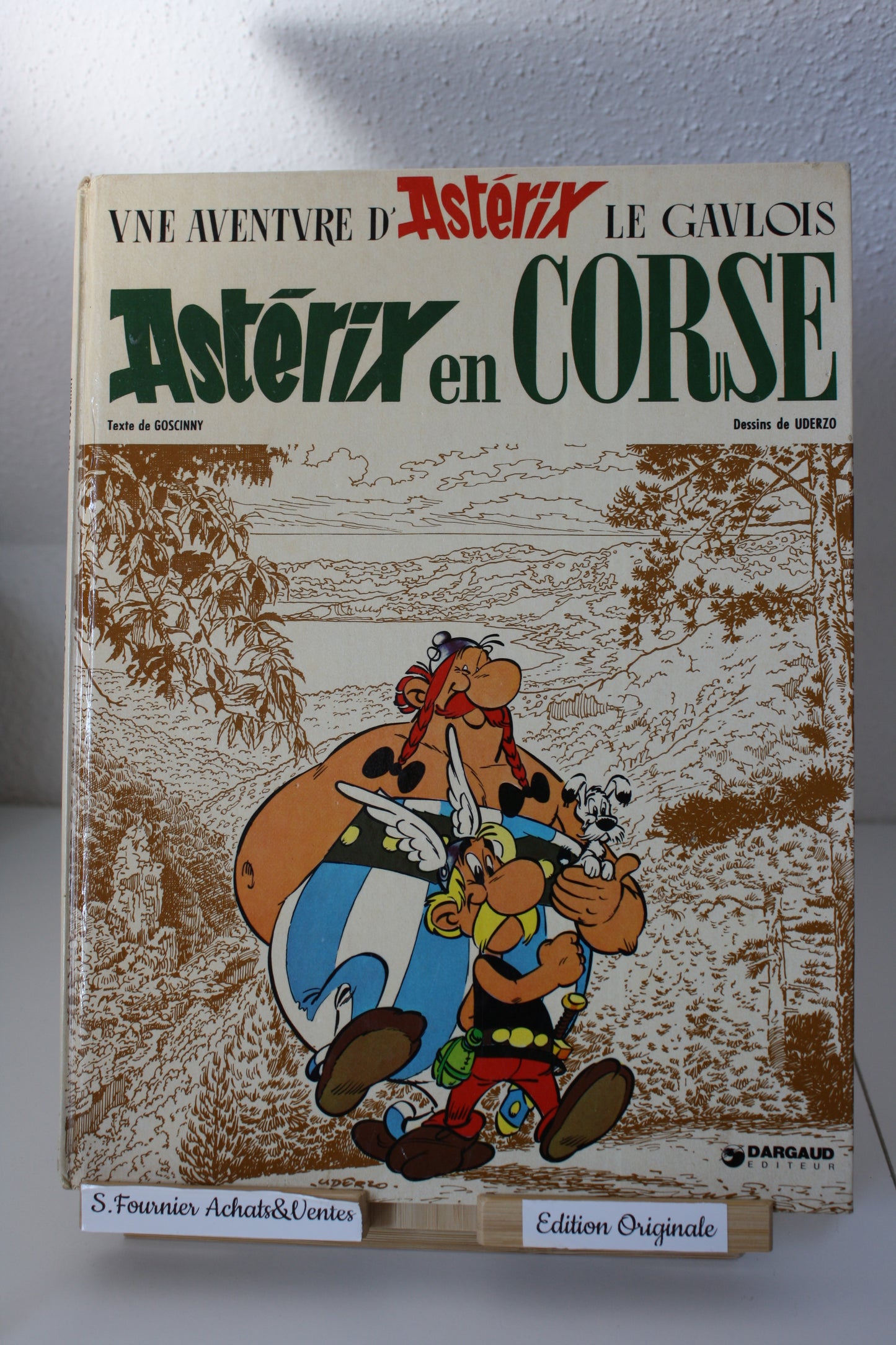 Astérix en Corse – Astérix – Goscinny Uderzo - Dargaud Editeur – EO – 1973