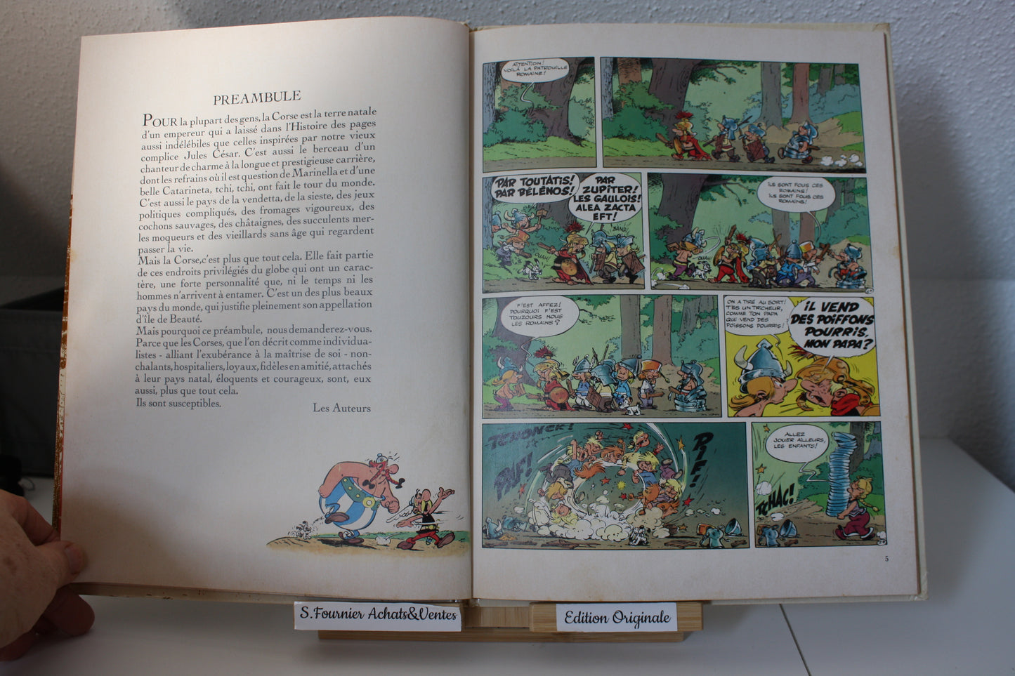 Astérix en Corse – Astérix – Goscinny Uderzo - Dargaud Editeur – EO – 1973