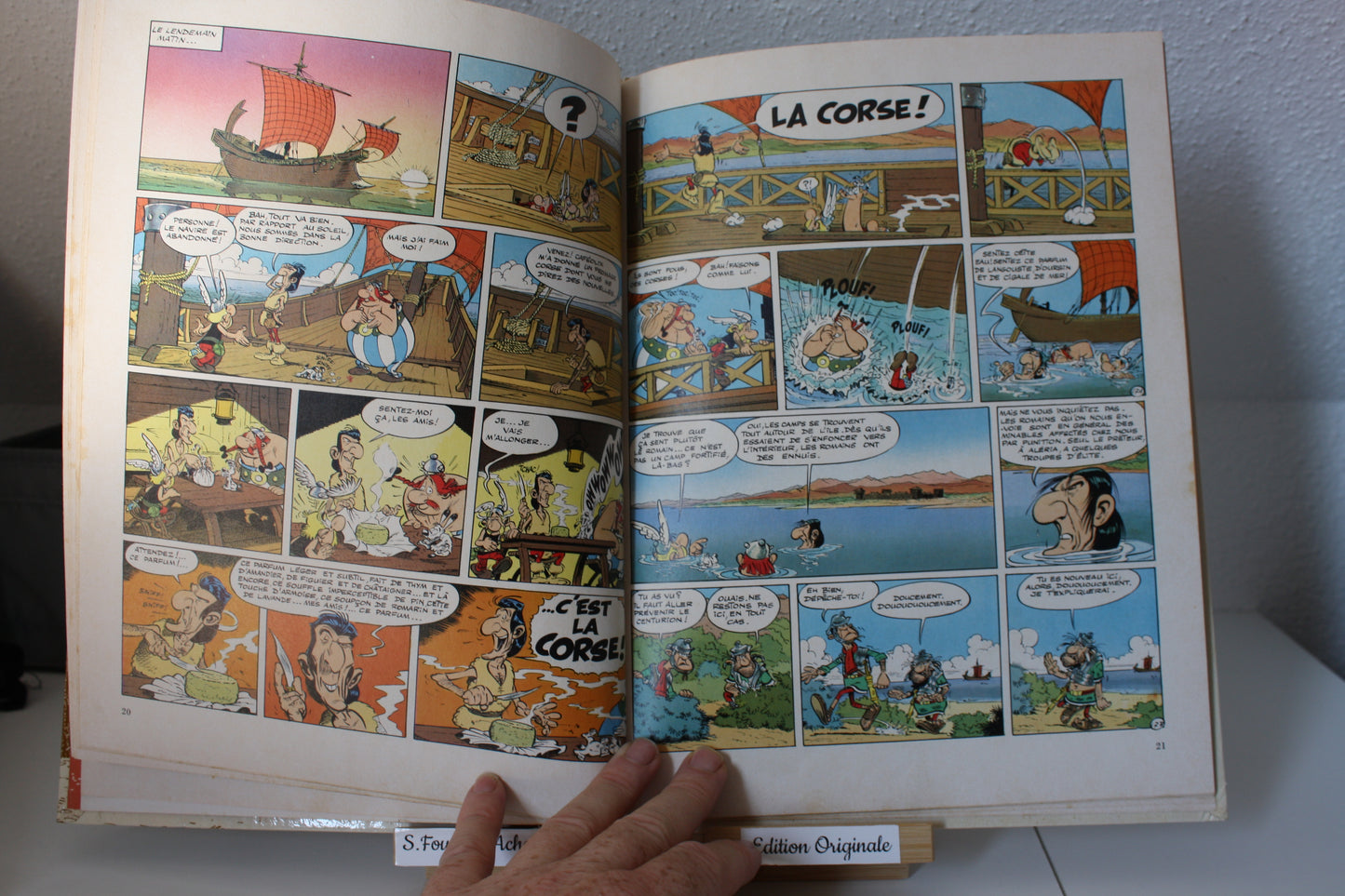 Astérix en Corse – Astérix – Goscinny Uderzo - Dargaud Editeur – EO – 1973