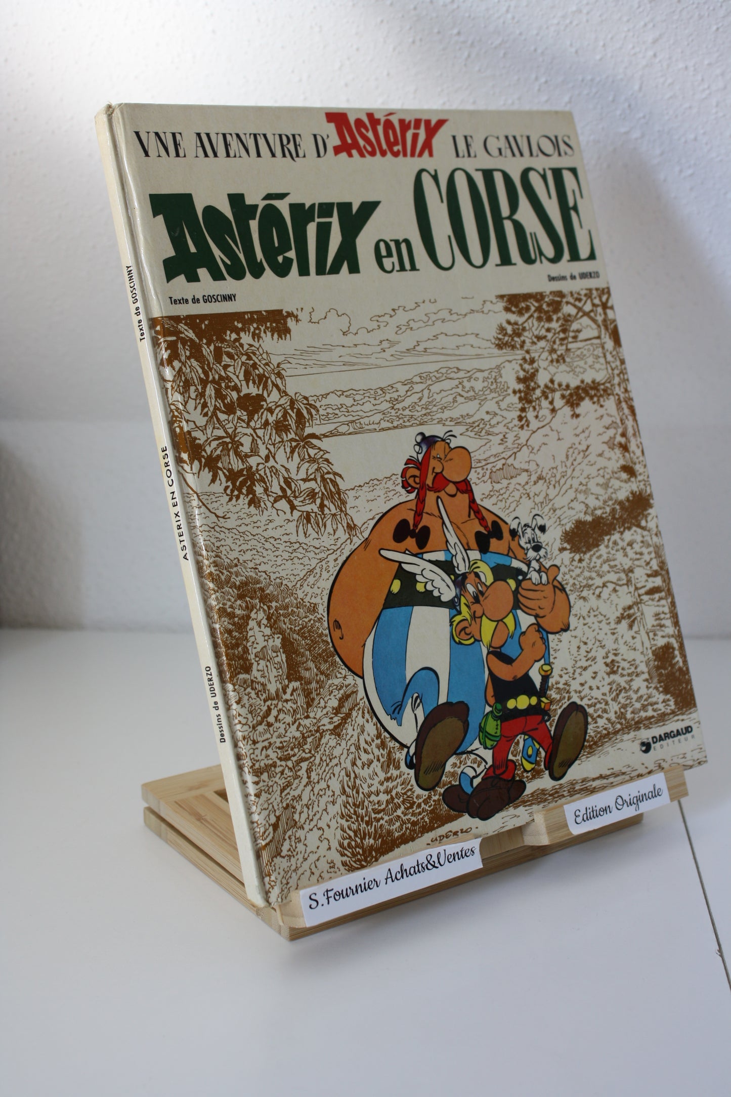 Astérix en Corse – Astérix – Goscinny Uderzo - Dargaud Editeur – EO – 1973