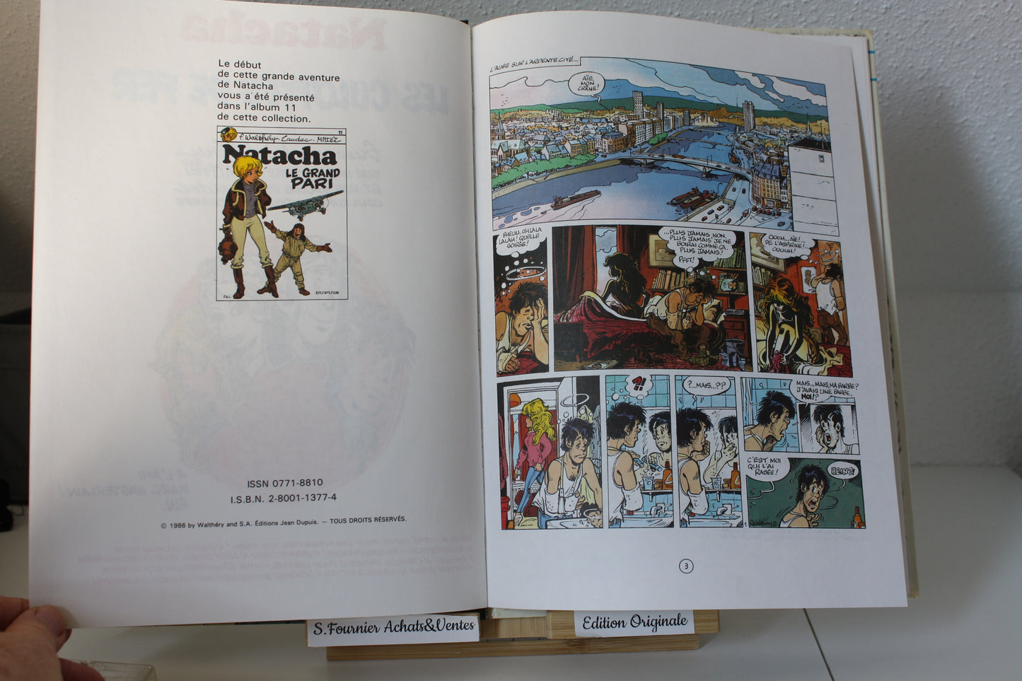 Les culottes de fer – Natacha – Walthéry Laudec Mitteï – Dupuis –EO – 1986