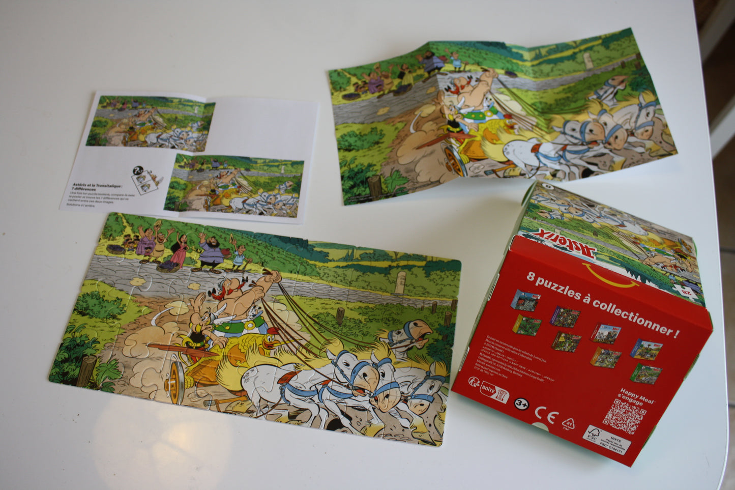 Mini Puzzle n°8 – Astérix – Les éditons Albert René – Mac Donald – Objet dérivés – 2023