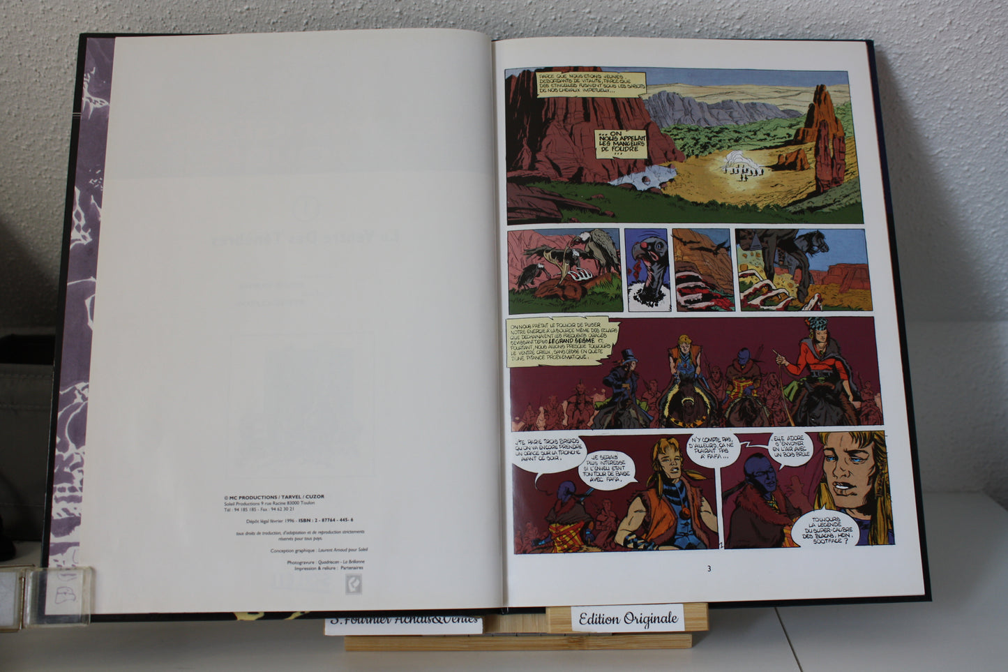 Le ventre des ténèbres – Les mangeurs de foudres – Tarvel Cuzor – Soleil – EO – 1996