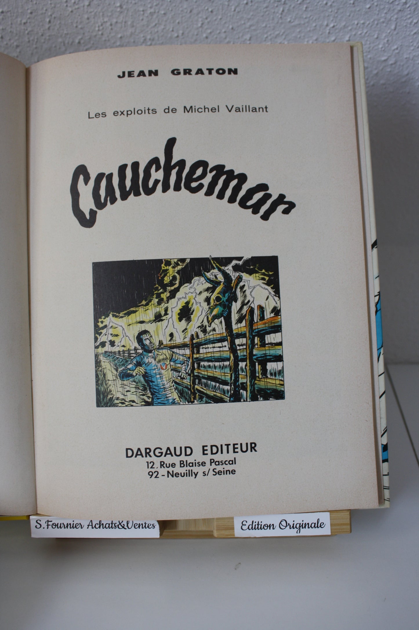 Cauchemar – Michel Vaillant – Jean Graton – Dargaud Editeur – EO – 1973
