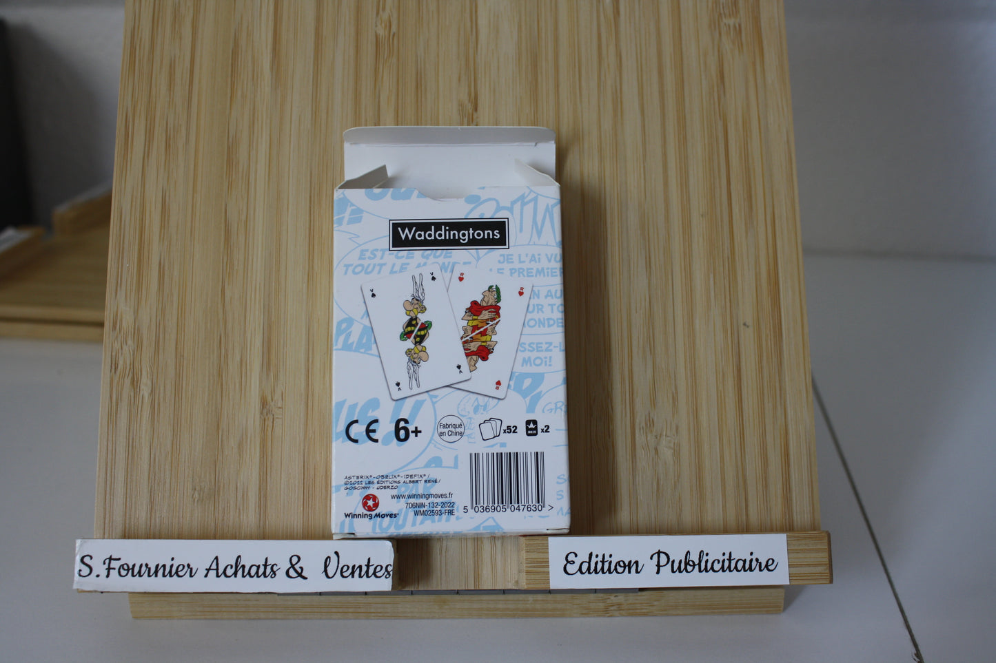 Jeux de 54 cartes – Astérix – Edition Albert René – Waddingtons – Objet dérivé – 2022
