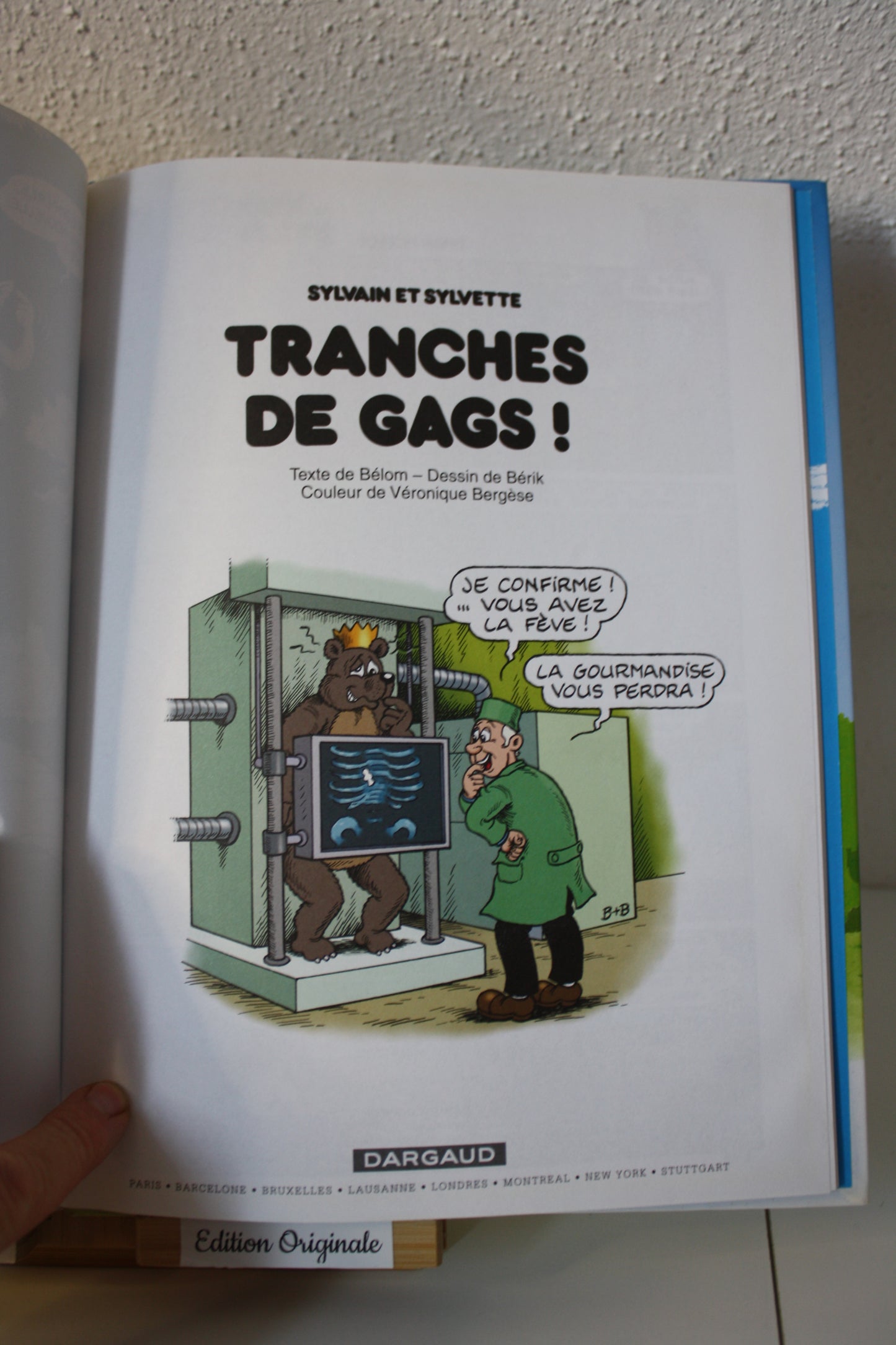 Moissons de Gags – Sylvain et Sylvette – Belom Pesch – Dargaud – EO – 2009