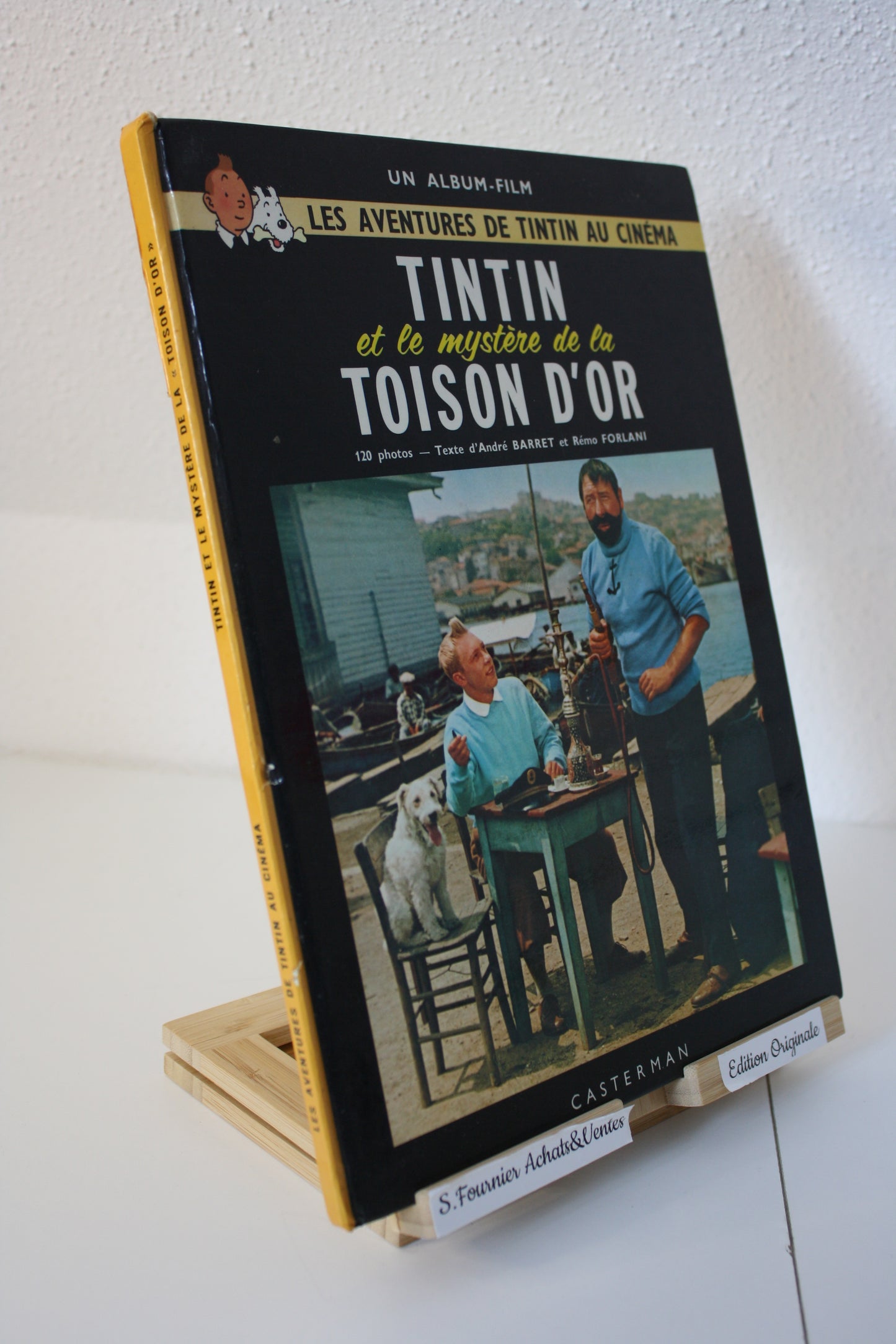 Le mystère de la toison d’or – Tintin au cinéma – Barret Forlani – Casterman – Réédition – 1979