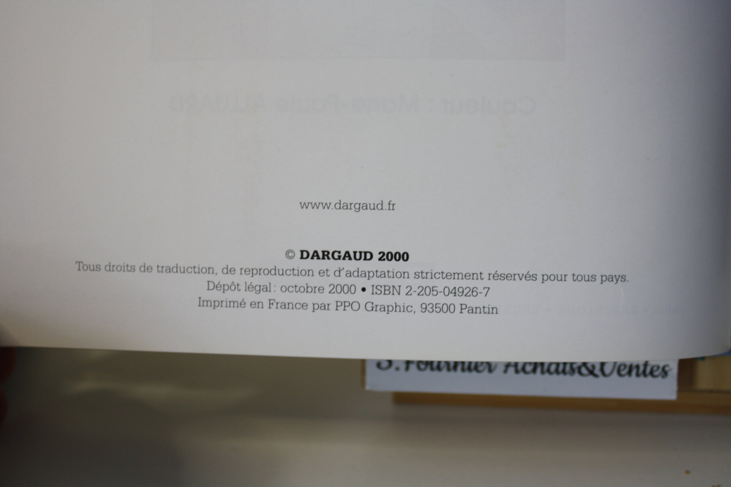 Petit Trent – Trent – Léo Rodolphe Alluard – Dargaud – EO – 2000