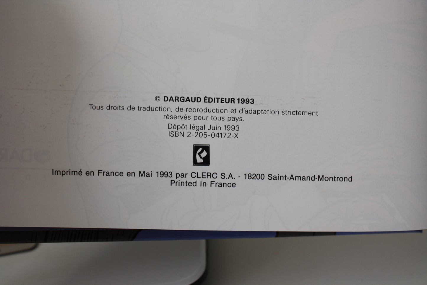 Quand s’allument les lampes – Trent – Léo Rodolphe – Dargaud - EO – 1993