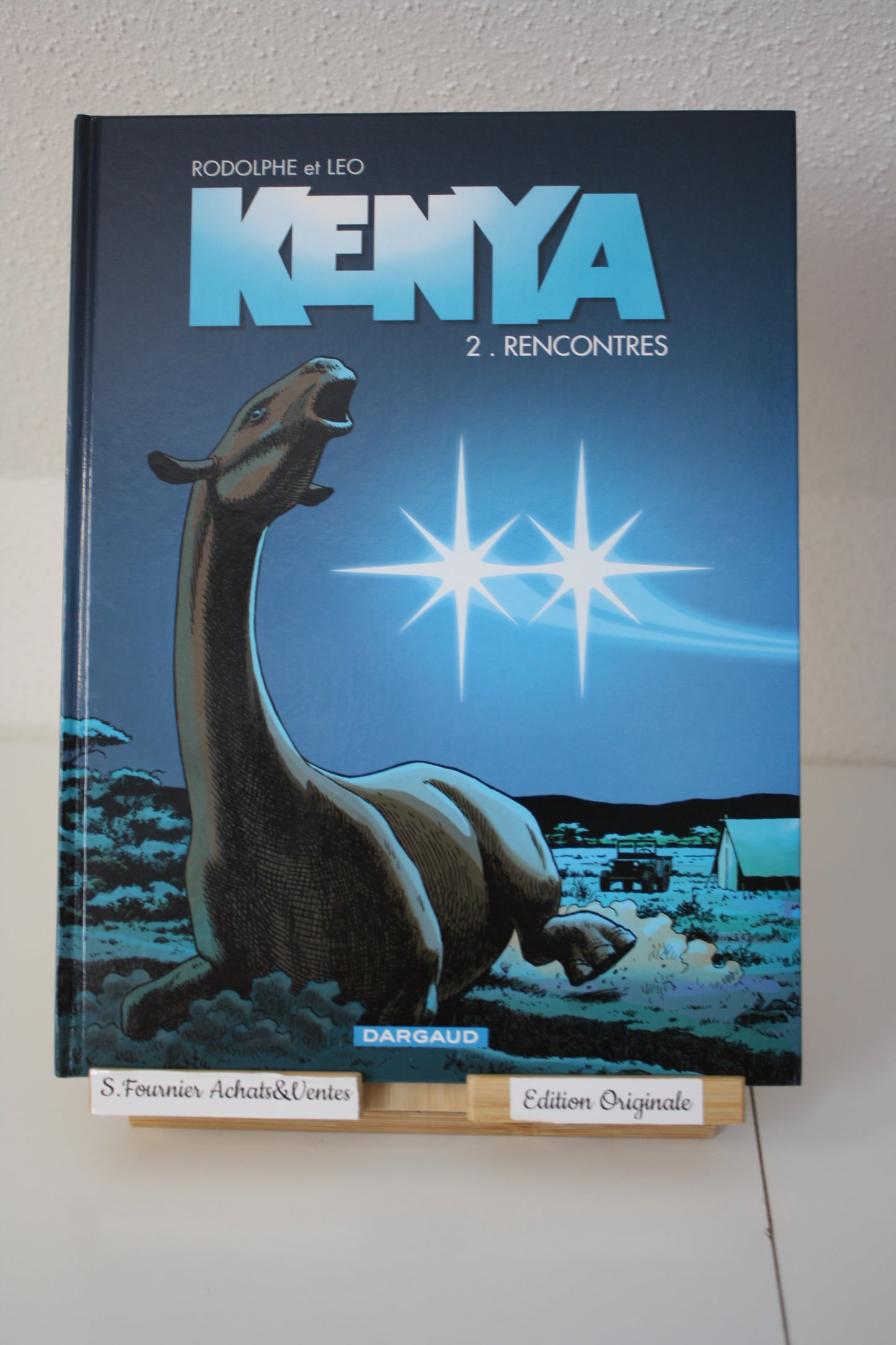 2. Rencontre + Exlibris – Kenya – Léo Rodolphe – Dargaud – EO – 2003 - Exlibris numéroté