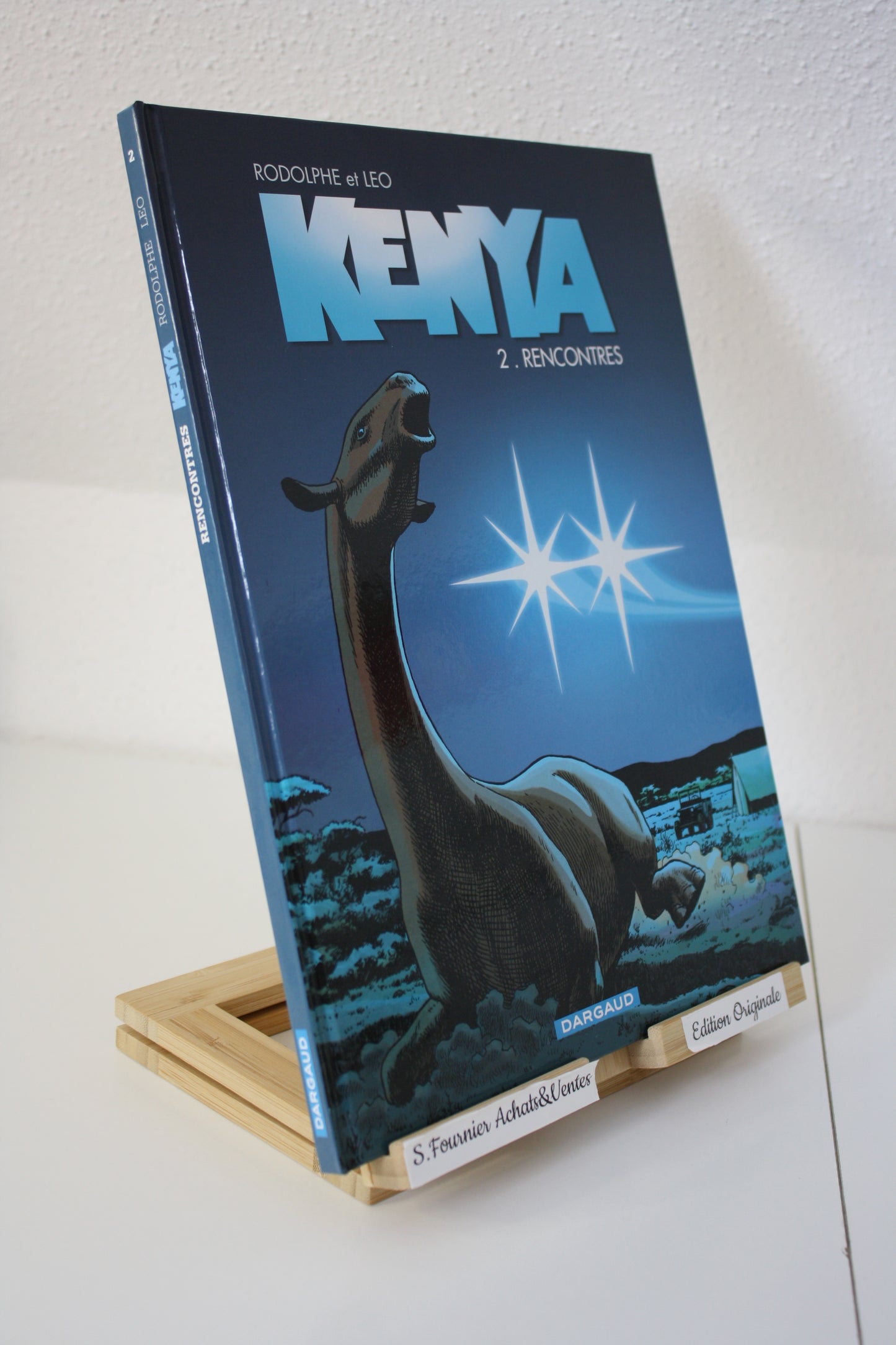 2. Rencontre + Exlibris – Kenya – Léo Rodolphe – Dargaud – EO – 2003 - Exlibris numéroté