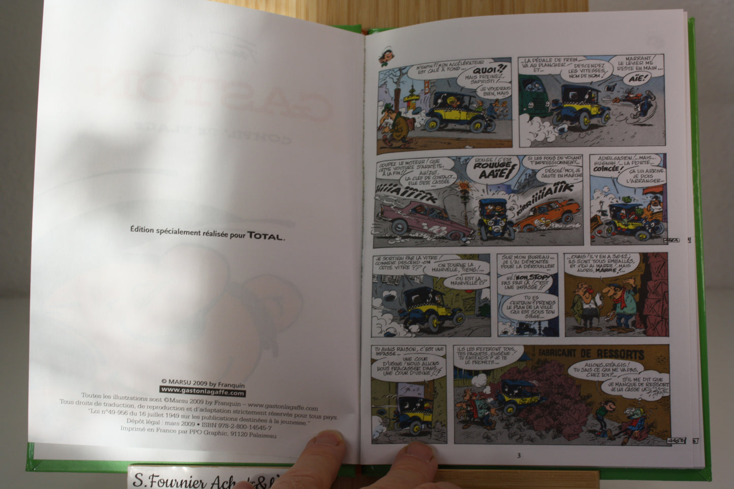 Compil de plage – Gaston – Franquin – Marsu produuction – Edition publicitaire – 2009 - Total