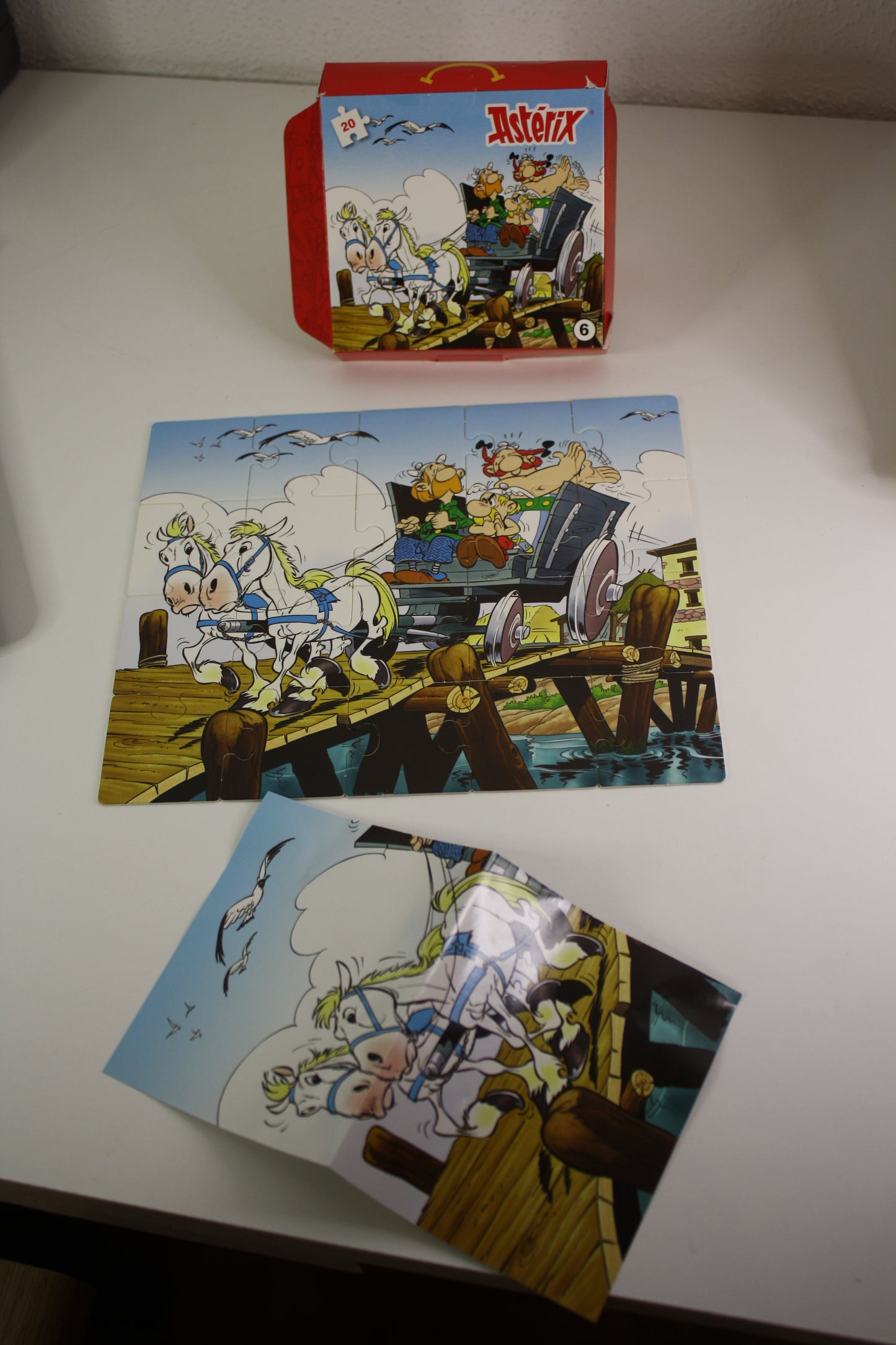3 Mini Puzzles n°6, 7 et 8 – Astérix – Les éditons Albert René – Mac Donald – Objet dérivés – 2023
