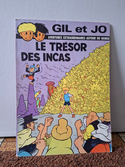 Le trésor des Incas – Gil et Jo – Nys Jef – EuroPress – EO – 1977