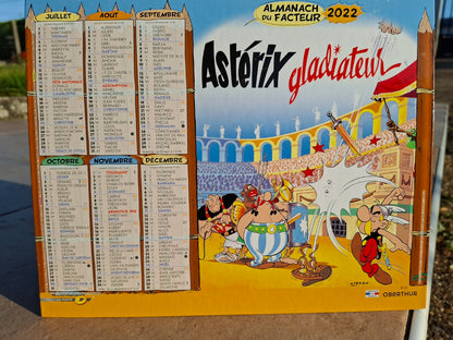 Calendrier facteur – Astérix – La poste – – Objet dérivé – 2022