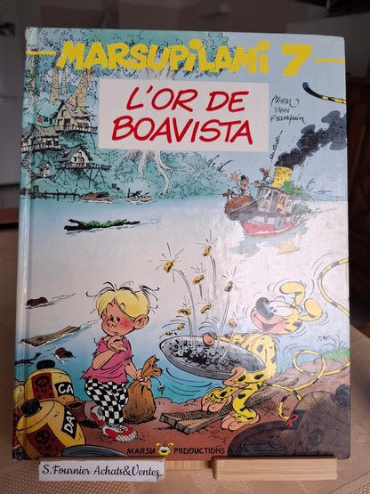 L’or de Boavista – Marsupilami – Yann Franquin Batem – Marsu production – EO - 1992