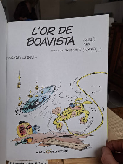 L’or de Boavista – Marsupilami – Yann Franquin Batem – Marsu production – EO - 1992